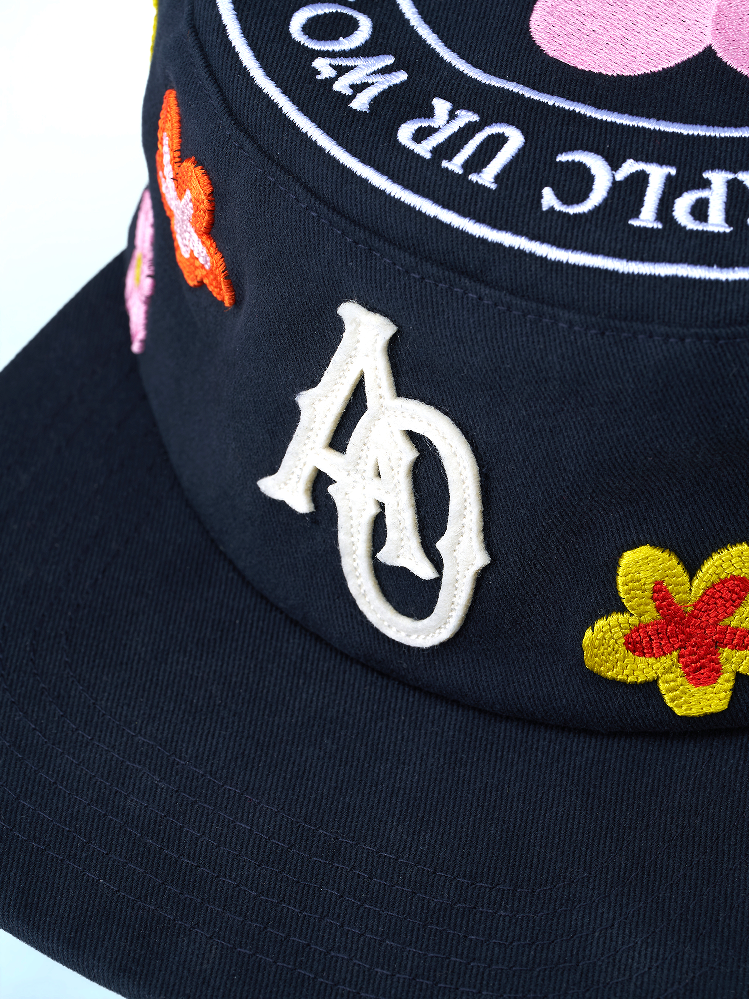 SANB Floral Embroidered Pillbox Cap-Hat, Cap, Beanie-One Size-Free Shipping Leatheretro