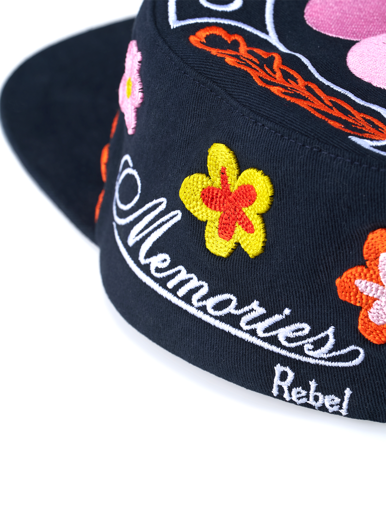 SANB Floral Embroidered Pillbox Cap-Hat, Cap, Beanie-One Size-Free Shipping Leatheretro