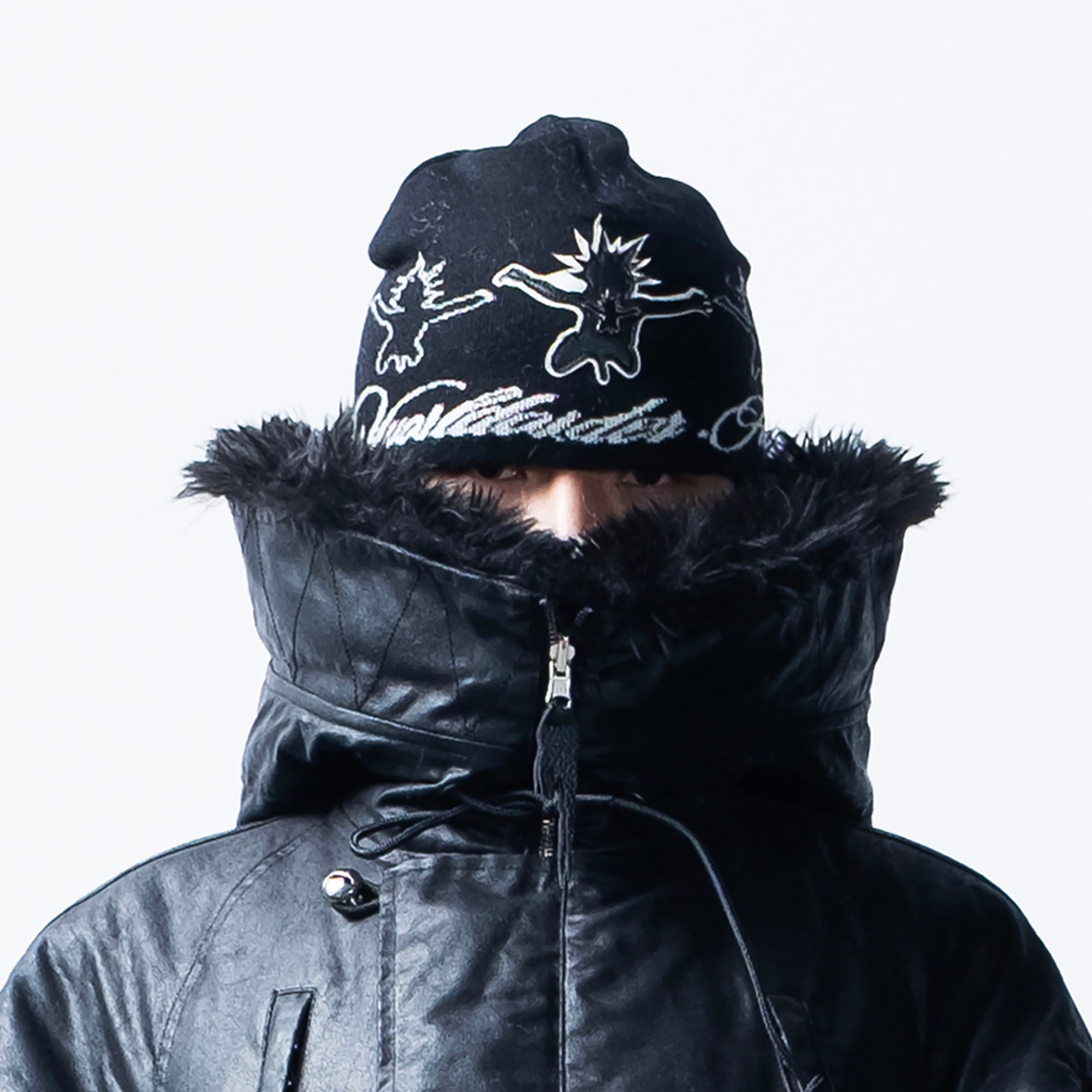 FVVO Punk FreeGuys Graphic Beanie