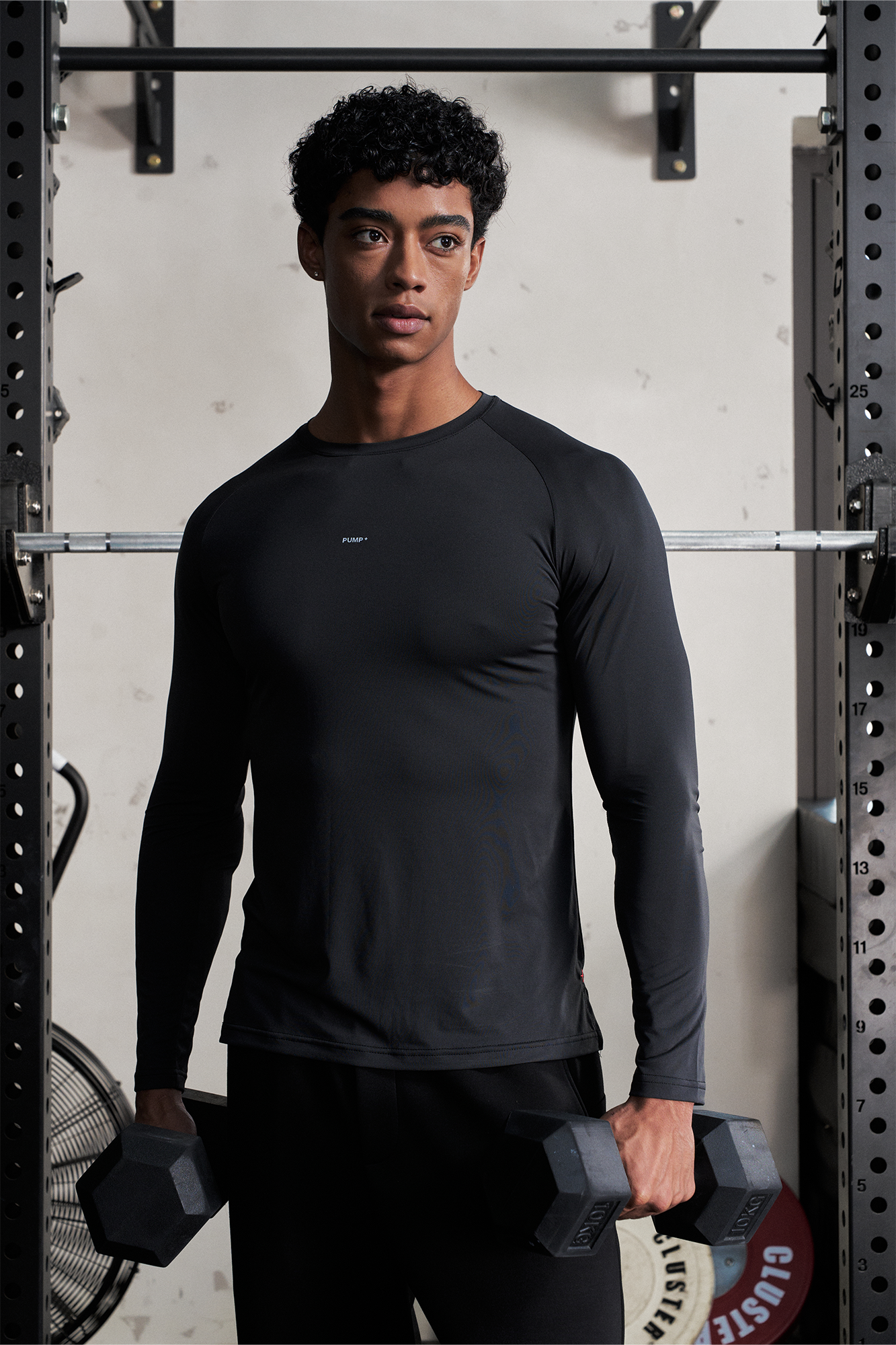 PUMPPLUS Antibacterial Quick-Dry Slim Long-Sleeve Tee-L/S Tee-S-Purple-Free Shipping Leatheretro