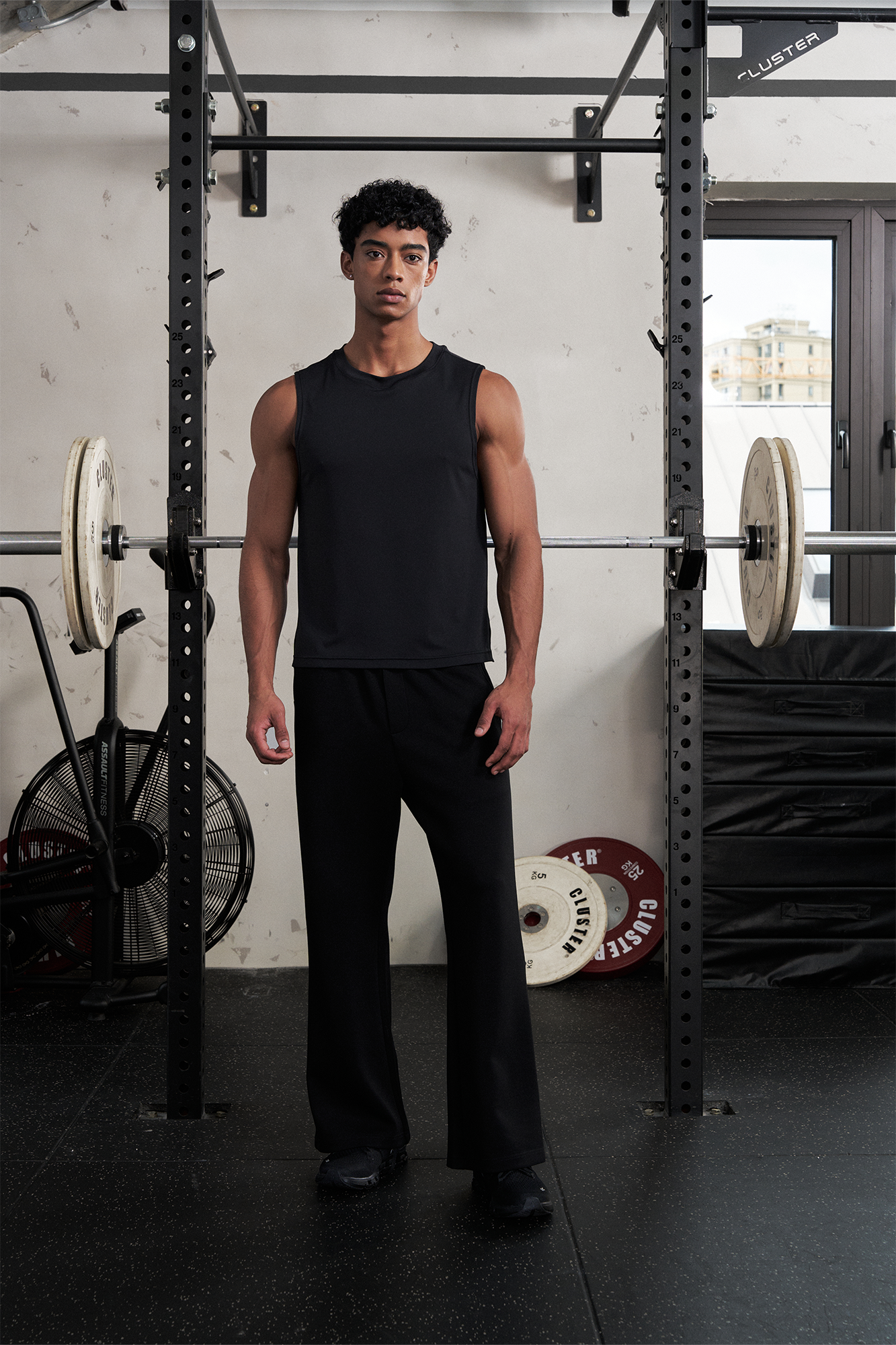 PUMPPLUS Antibacterial Quick-Dry Stretch Tank Top-Tank Top-S-Khaki-Free Shipping Leatheretro