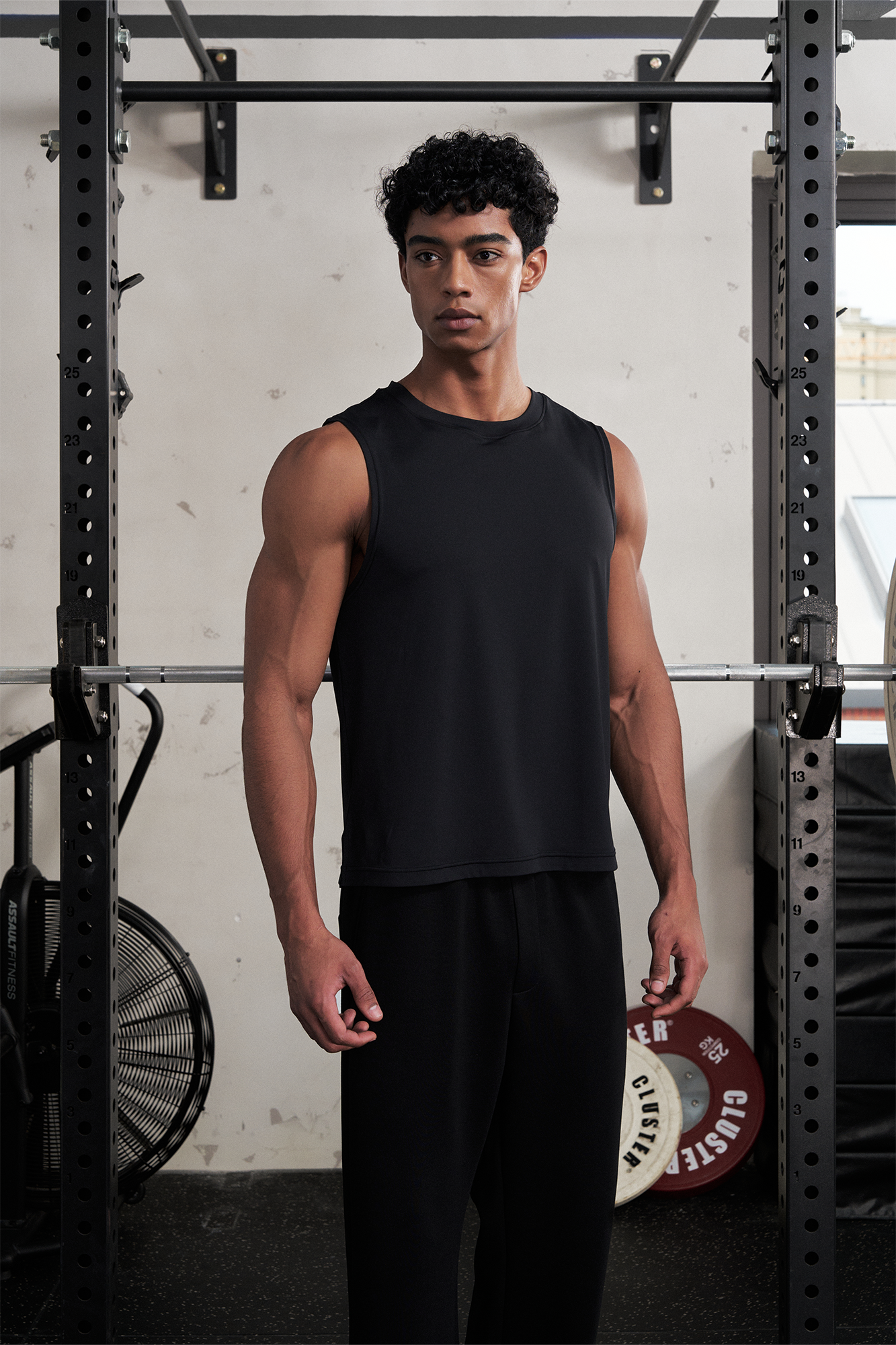 PUMPPLUS Antibacterial Quick-Dry Stretch Tank Top-Tank Top-S-Khaki-Free Shipping Leatheretro