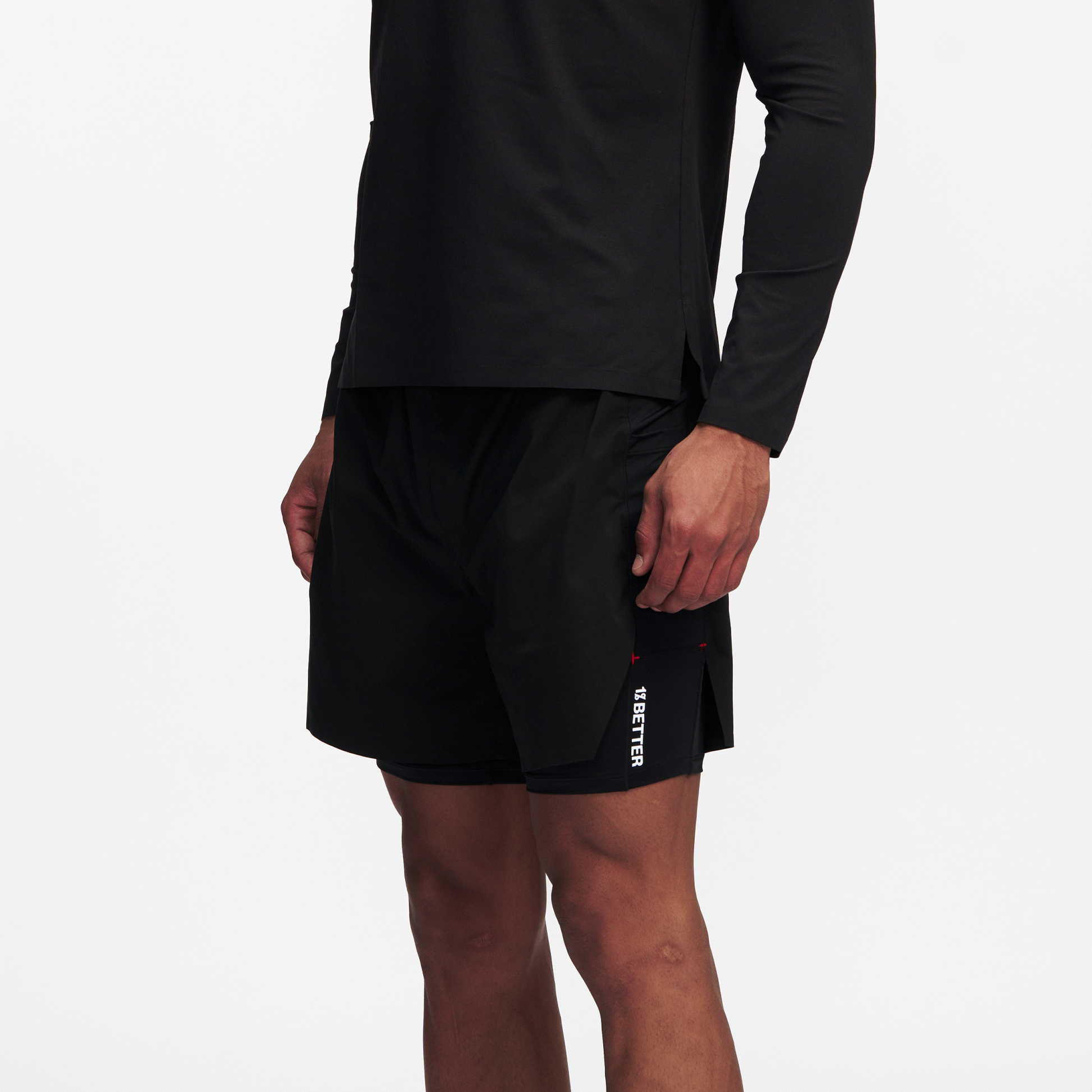 PUMPPLUS Quick-Dry Layered Training Shorts-Shorts-S-Khaki-Free Shipping Leatheretro