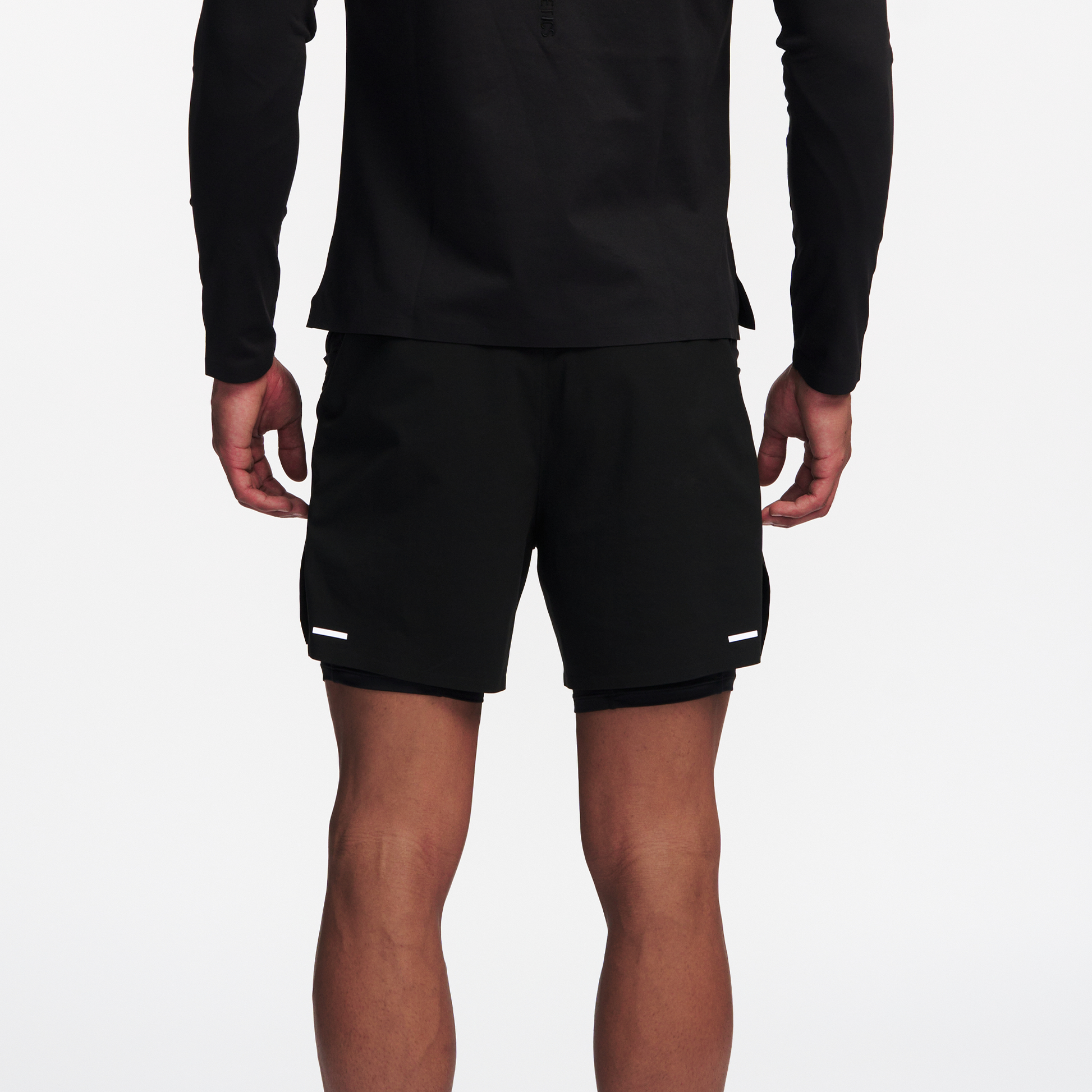 PUMPPLUS Quick-Dry Layered Training Shorts-Shorts-S-Khaki-Free Shipping Leatheretro