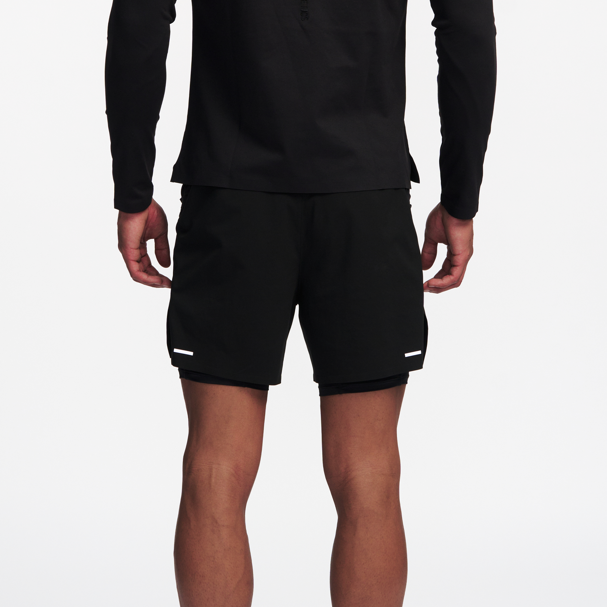 PUMPPLUS Quick-Dry Layered Training Shorts-Shorts-S-Khaki-Free Shipping Leatheretro
