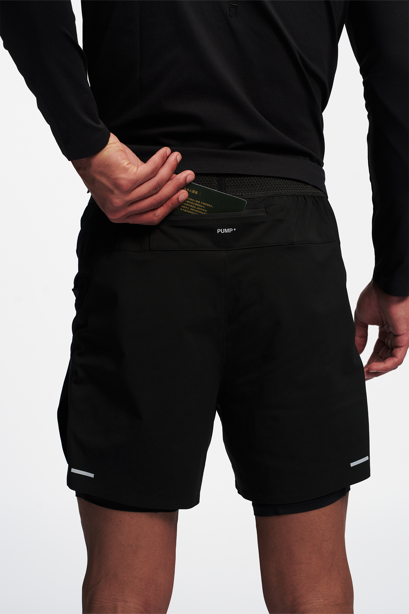 PUMPPLUS Quick-Dry Layered Training Shorts-Shorts-S-Khaki-Free Shipping Leatheretro