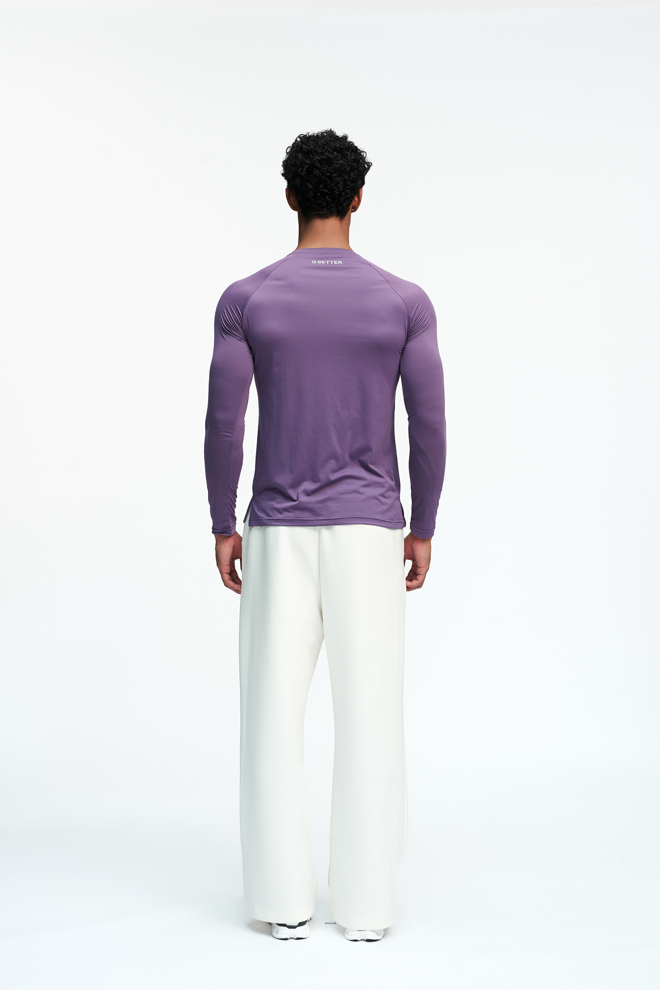 PUMPPLUS Antibacterial Quick-Dry Slim Long-Sleeve Tee-L/S Tee-S-Purple-Free Shipping Leatheretro