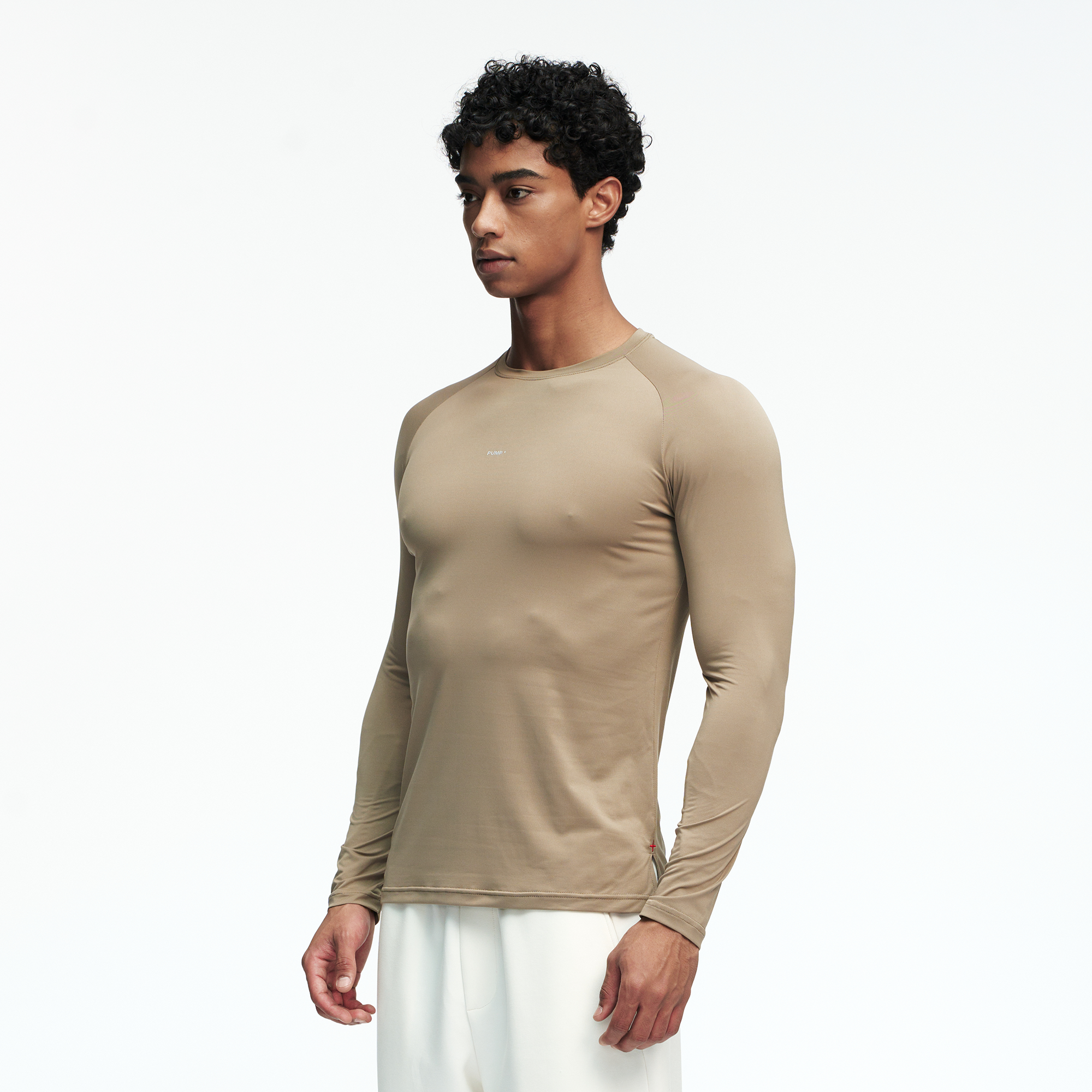 PUMPPLUS Antibacterial Quick-Dry Slim Long-Sleeve Tee-L/S Tee-S-Purple-Free Shipping Leatheretro