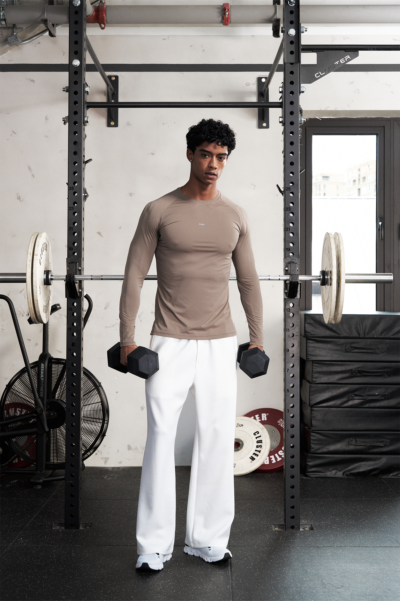 PUMPPLUS Antibacterial Quick-Dry Slim Long-Sleeve Tee-L/S Tee-S-Purple-Free Shipping Leatheretro