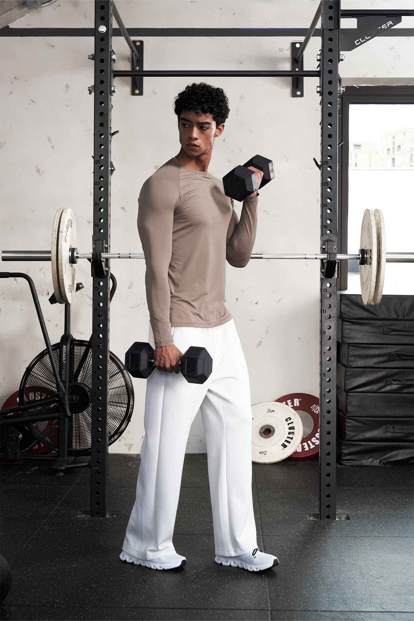 PUMPPLUS Antibacterial Quick-Dry Slim Long-Sleeve Tee-L/S Tee-S-Purple-Free Shipping Leatheretro