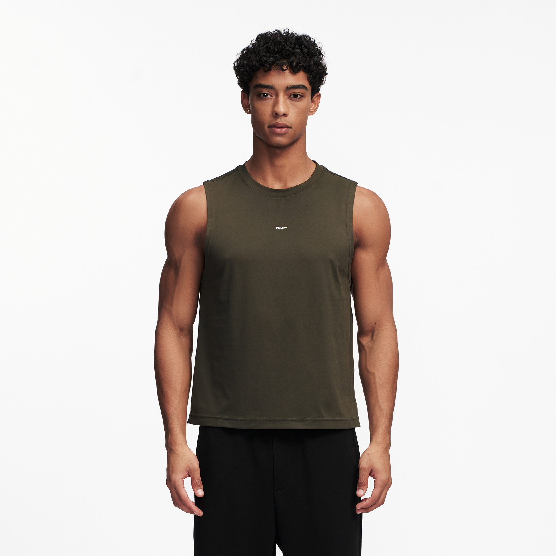 PUMPPLUS Antibacterial Quick-Dry Stretch Tank Top-Tank Top-S-Dark Green-Free Shipping Leatheretro