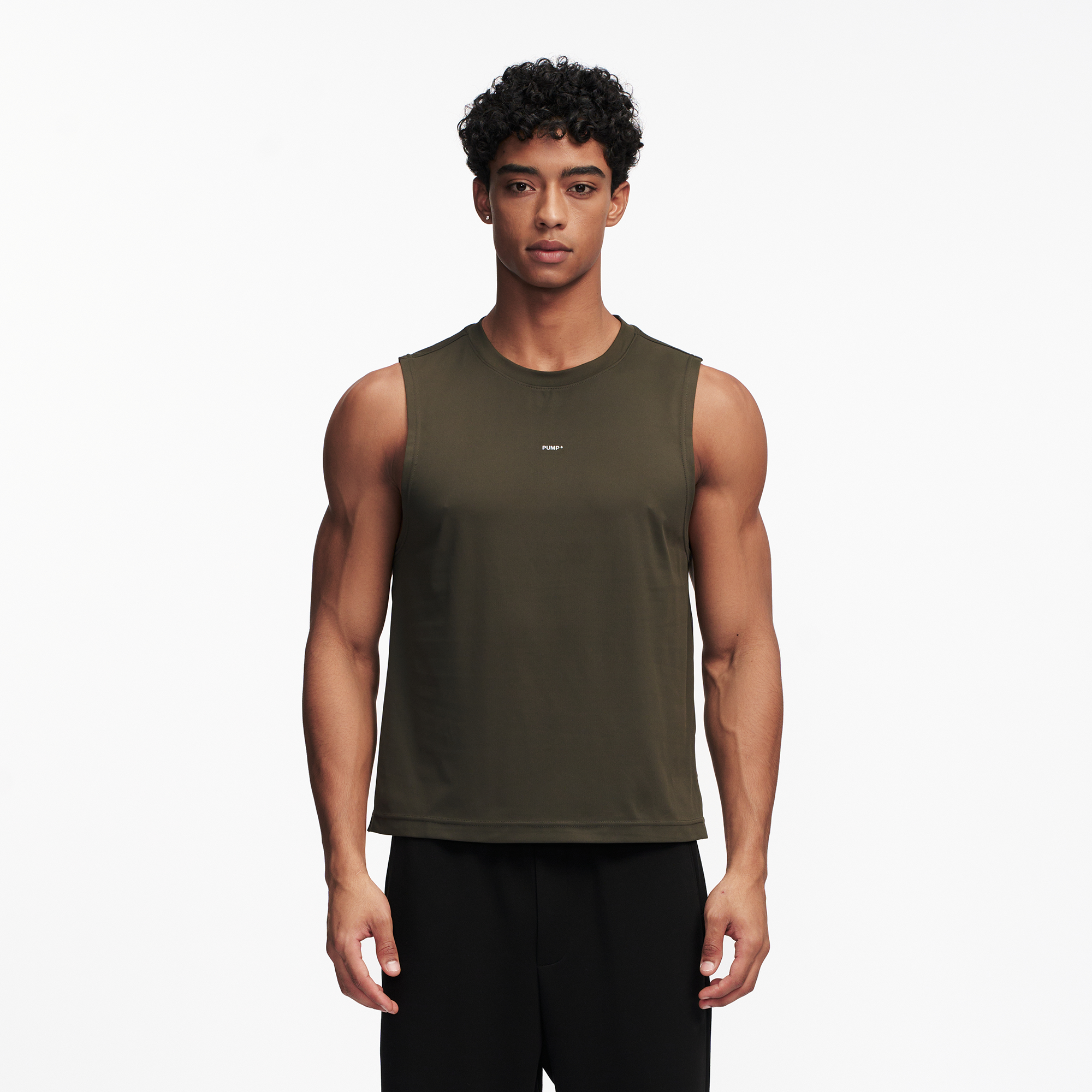 PUMPPLUS Antibacterial Quick-Dry Stretch Tank Top-Tank Top-S-Dark Green-Free Shipping Leatheretro