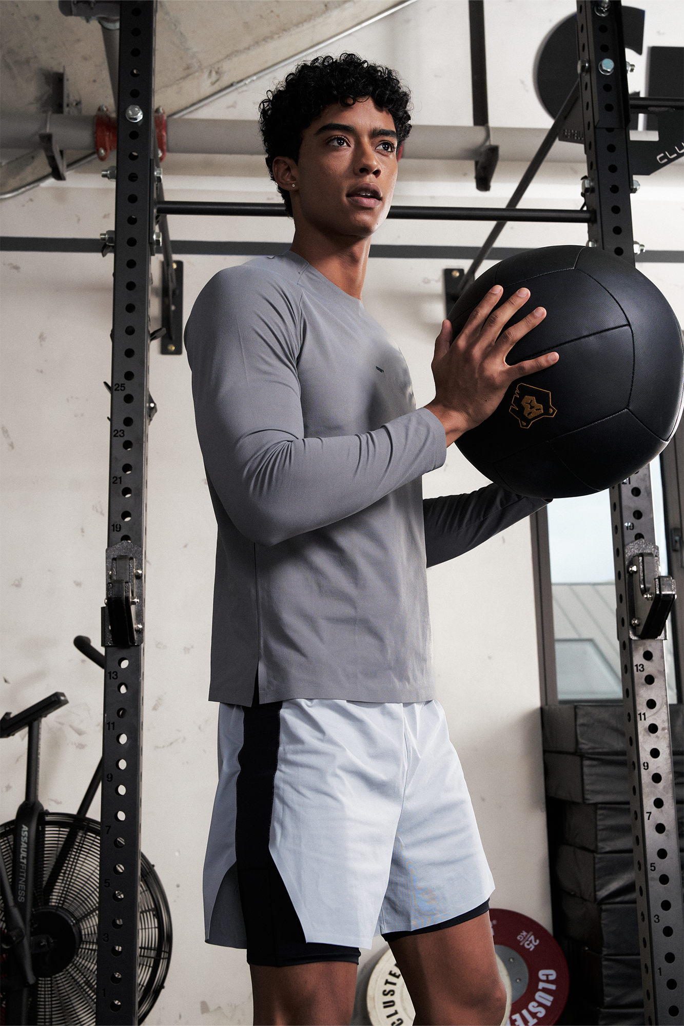 PUMPPLUS Quick-Dry Layered Training Shorts-Shorts-S-Khaki-Free Shipping Leatheretro