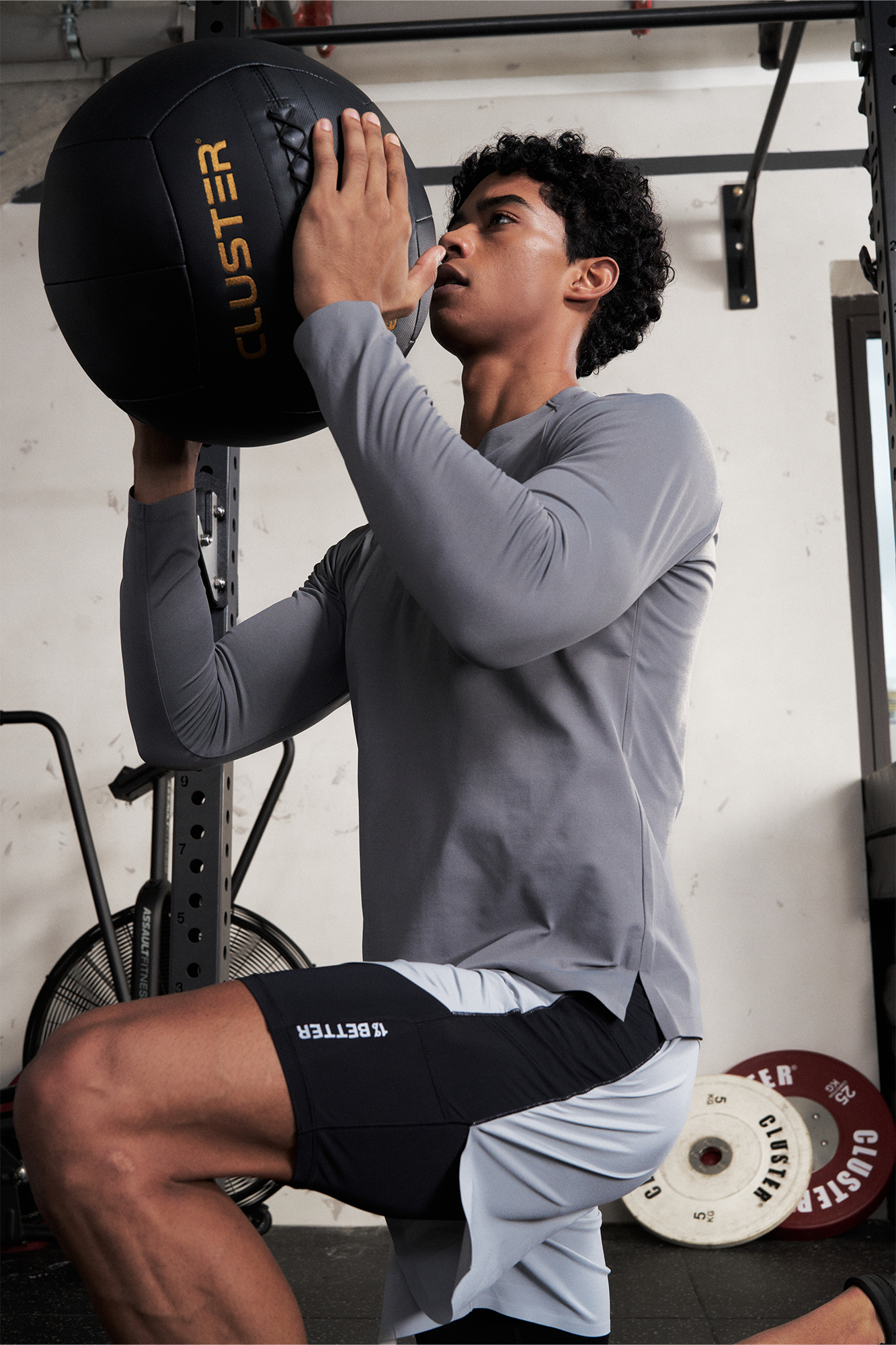 PUMPPLUS Quick-Dry Layered Training Shorts-Shorts-S-Khaki-Free Shipping Leatheretro