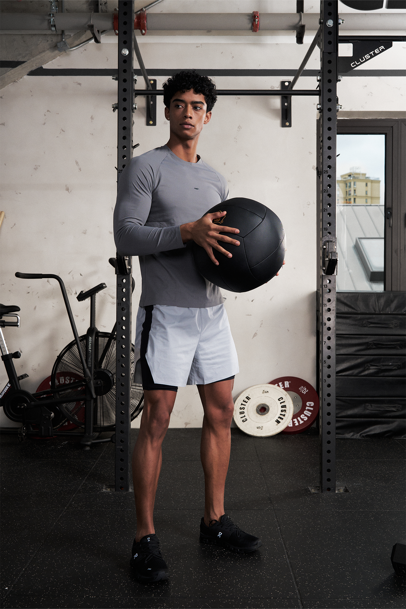 PUMPPLUS Quick-Dry Layered Training Shorts-Shorts-S-Khaki-Free Shipping Leatheretro
