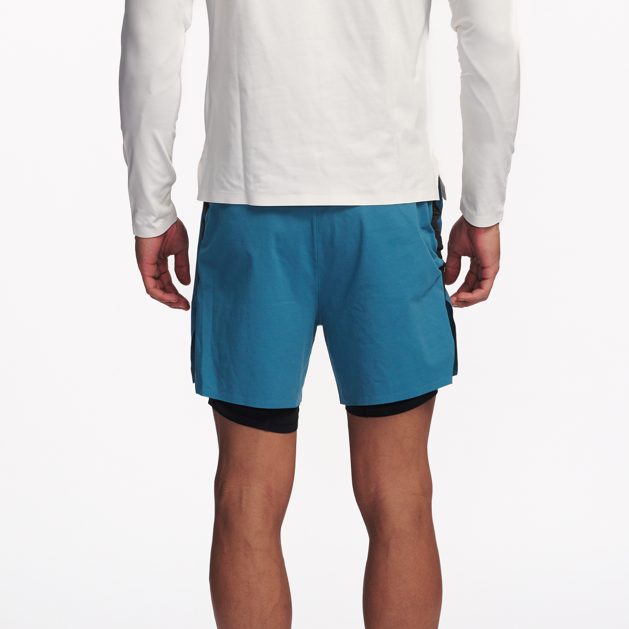 PUMPPLUS Quick-Dry Layered Training Shorts-Shorts-S-Khaki-Free Shipping Leatheretro