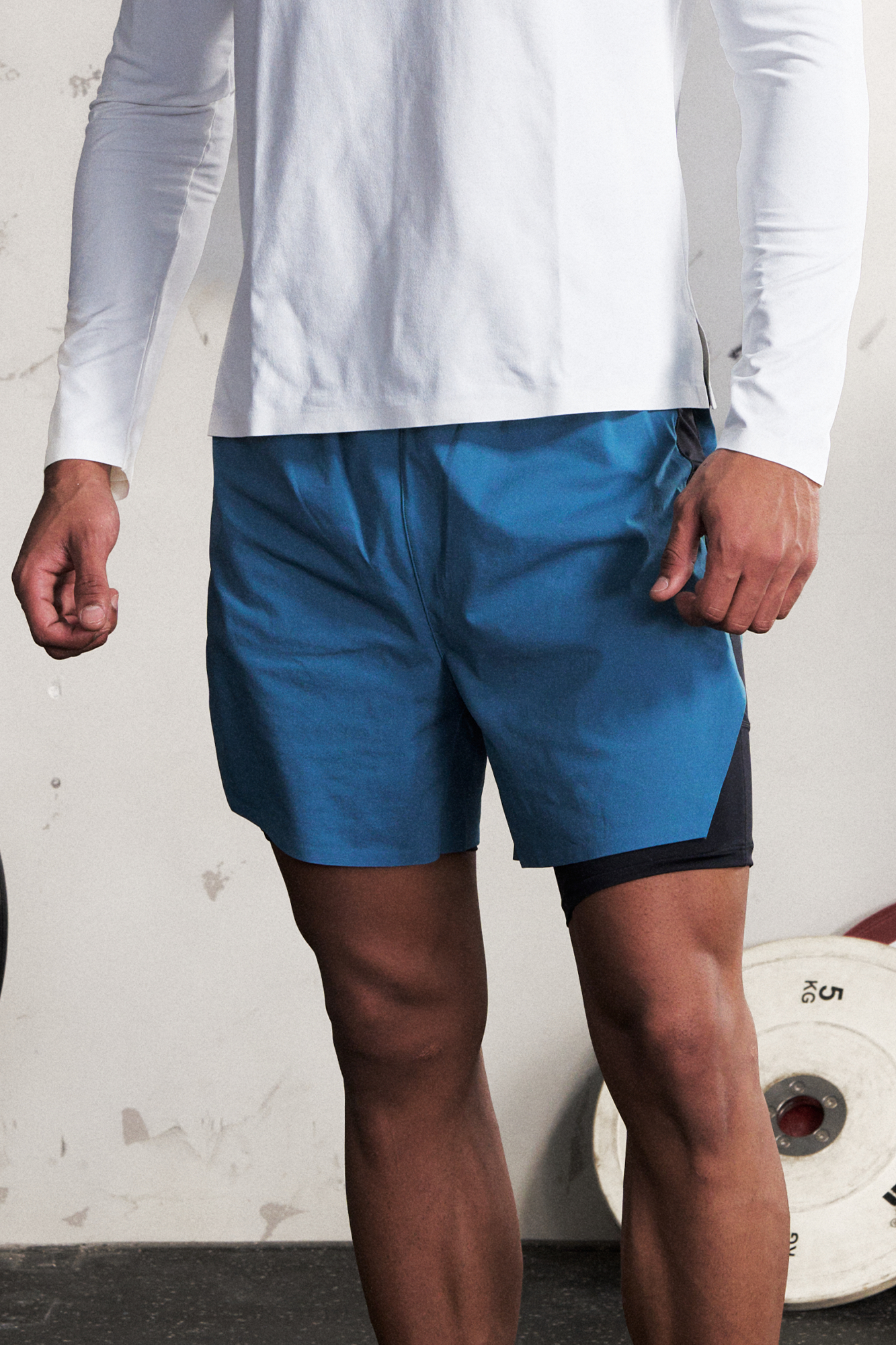PUMPPLUS Quick-Dry Layered Training Shorts-Shorts-S-Khaki-Free Shipping Leatheretro