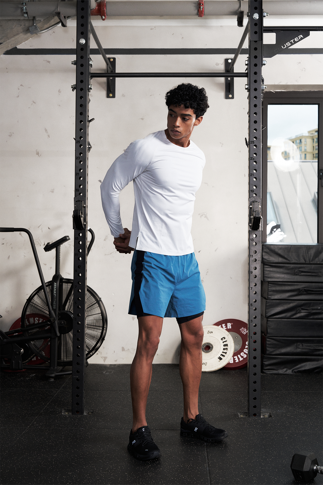 PUMPPLUS Quick-Dry Layered Training Shorts-Shorts-S-Khaki-Free Shipping Leatheretro