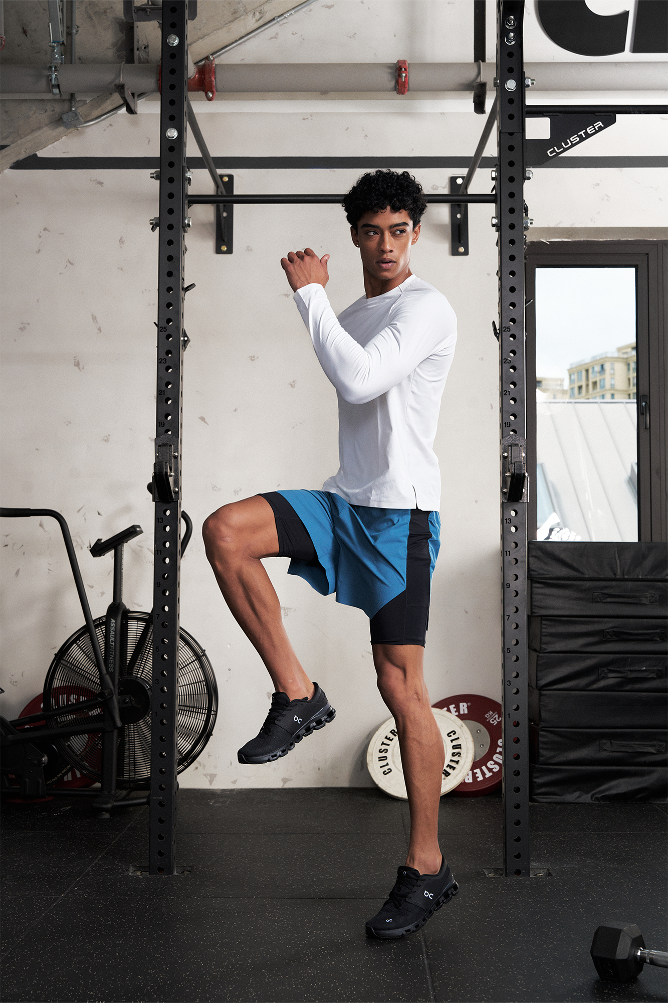 PUMPPLUS Quick-Dry Layered Training Shorts-Shorts-S-Khaki-Free Shipping Leatheretro