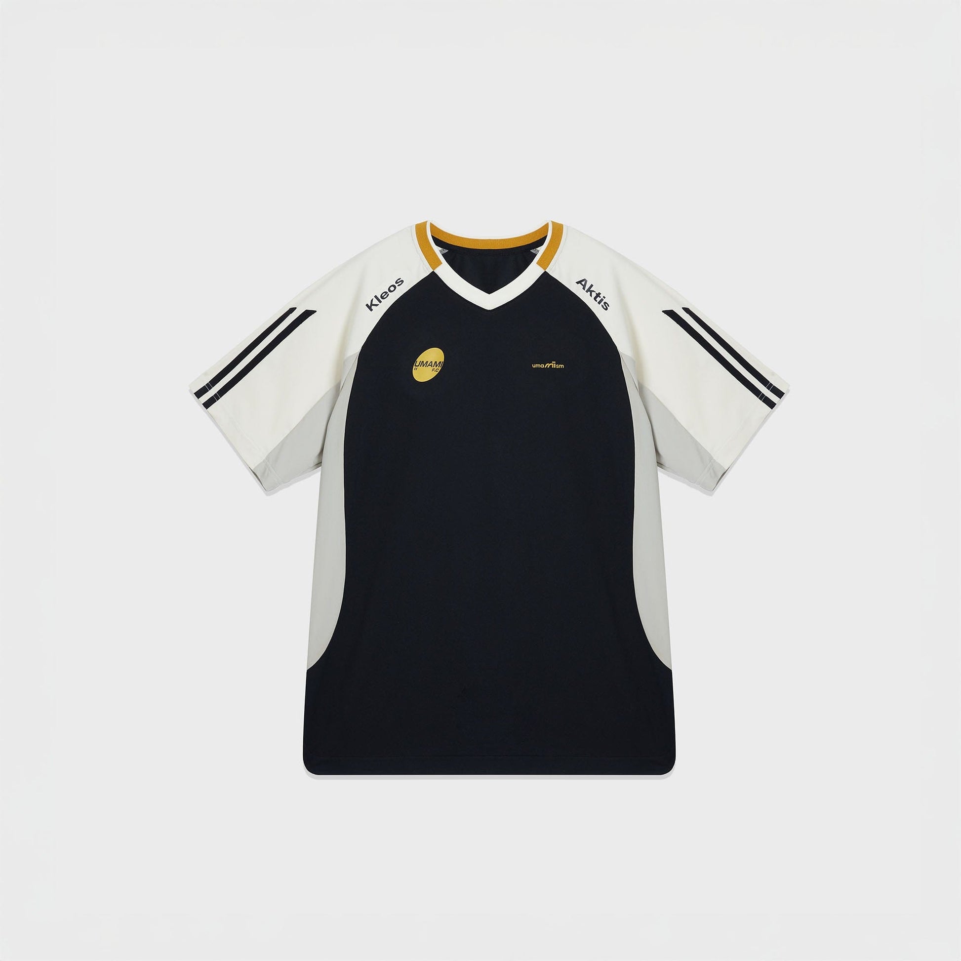 UMAMIISM Contrast Half-Zip Quick-Dry T-Shirt-T Shirt-XS-Black-Free Shipping Leatheretro