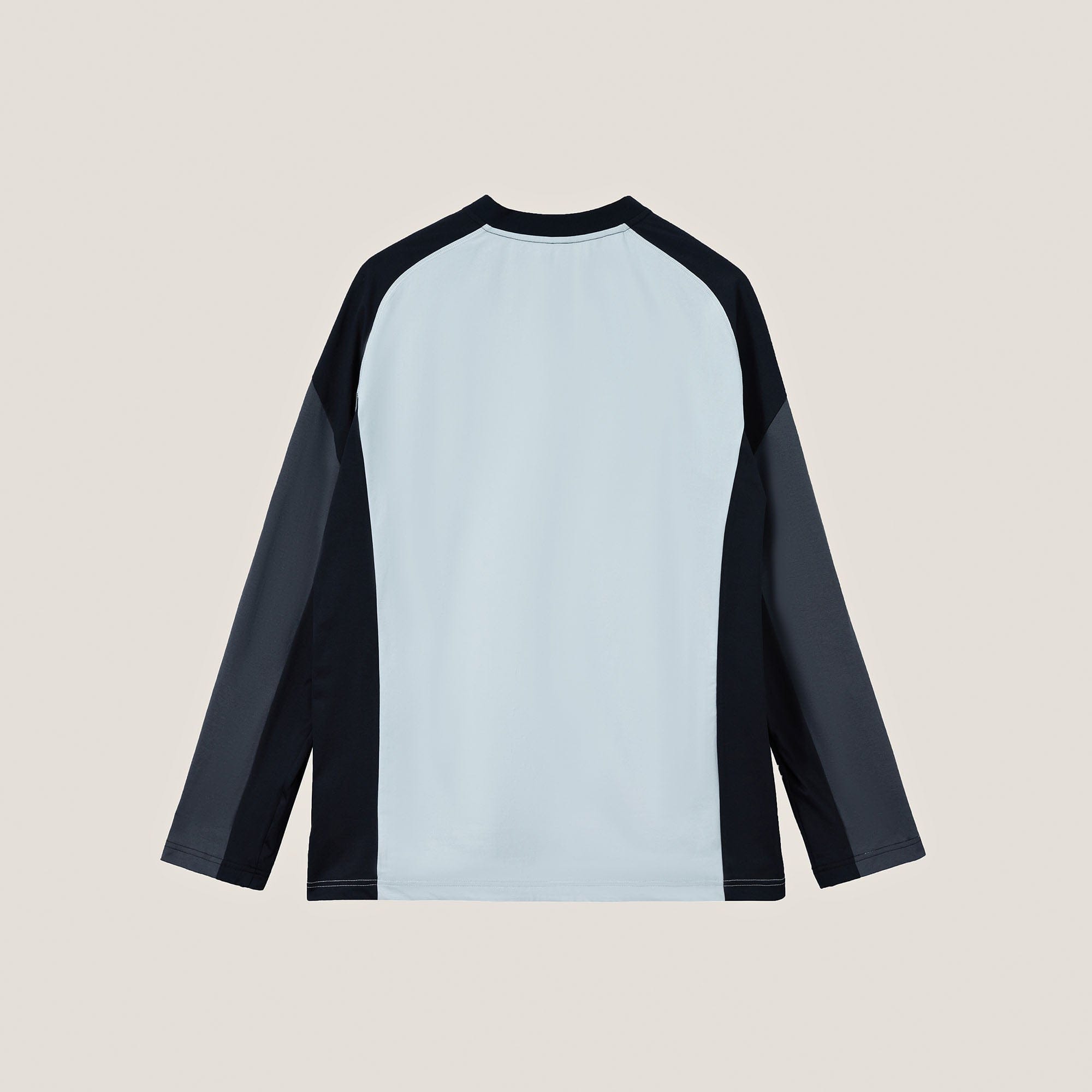 UMAMIISM Contrast Half-Zip Quick-Dry Training Jersey-L/S Tee-XS-Dark Gray-Free Shipping Leatheretro