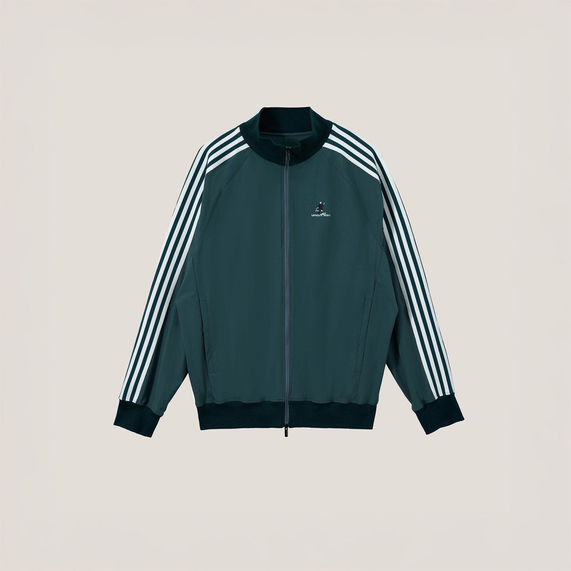 UMAMIISM Retro Striped Track Jacket-Jacket-XS-Dark Green-Free Shipping Leatheretro