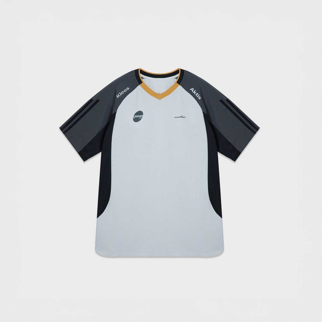 UMAMIISM Contrast Half-Zip Quick-Dry T-Shirt-T Shirt-XS-Dark Gray-Free Shipping Leatheretro