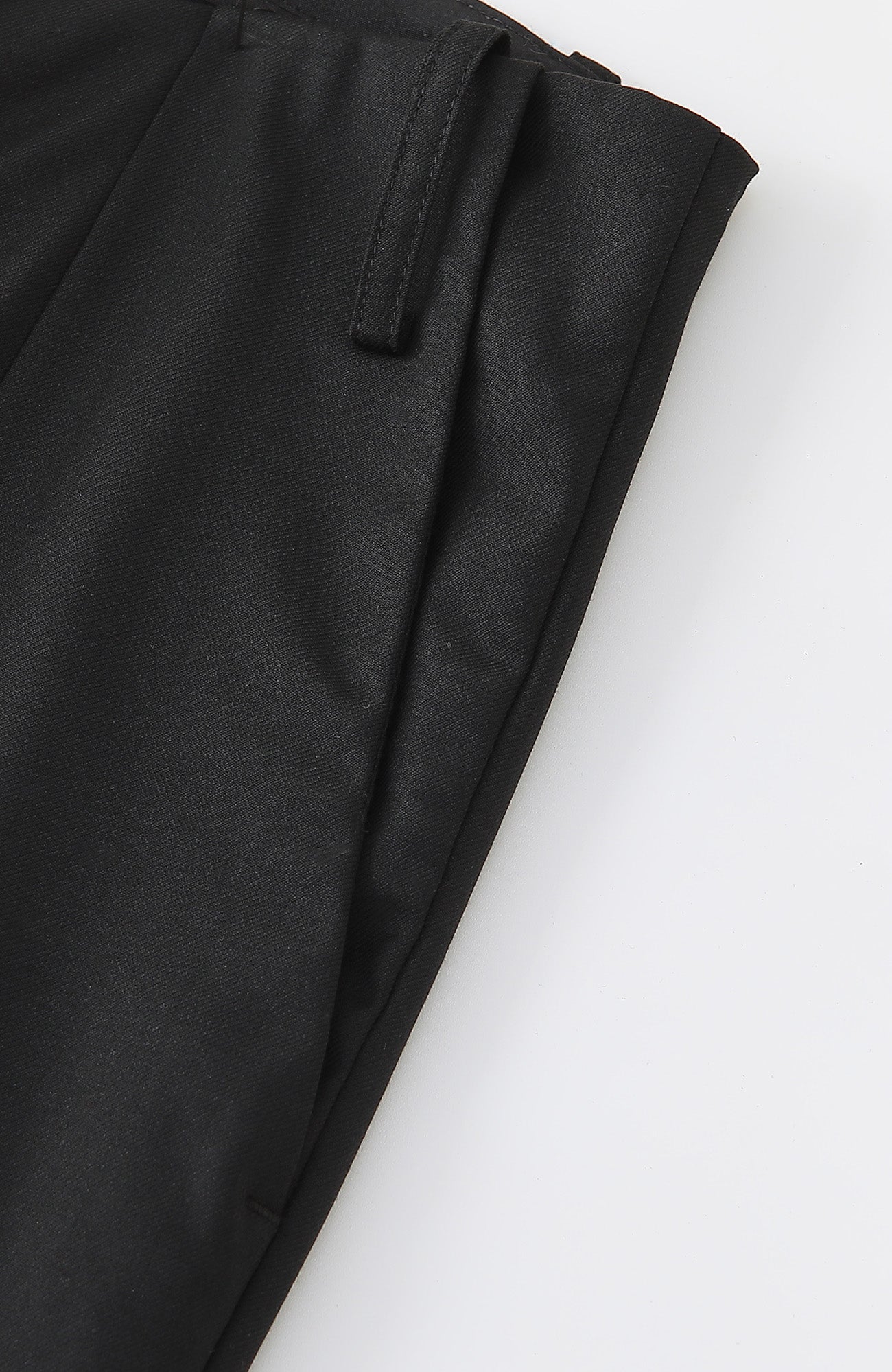 RICHILL Abstract Stitch Patch Wide-Leg Wool Trousers-Pants-S-Free Shipping Leatheretro