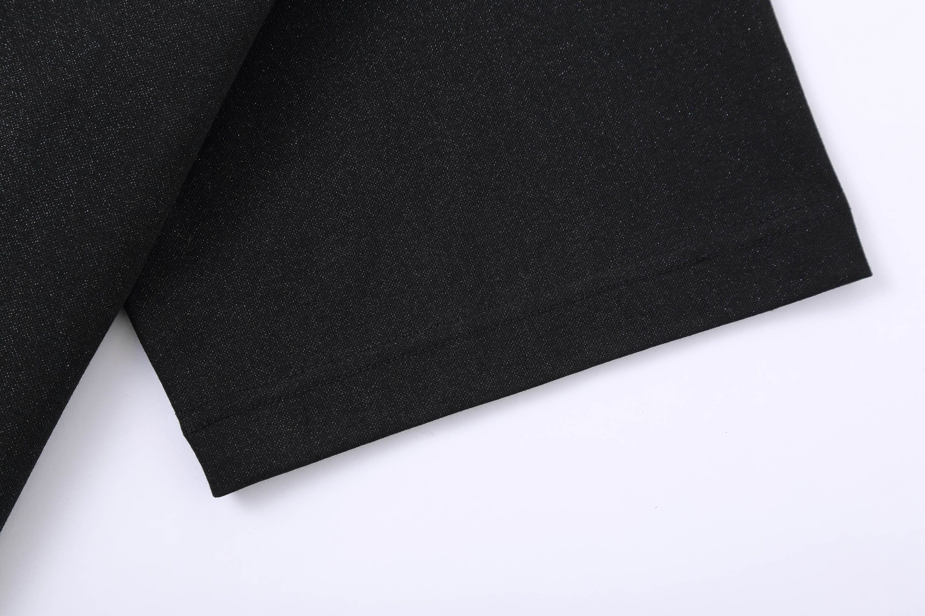 CLP Essential Slogan Glitter T-Shirt-T Shirt-S-Gray-Free Shipping Leatheretro