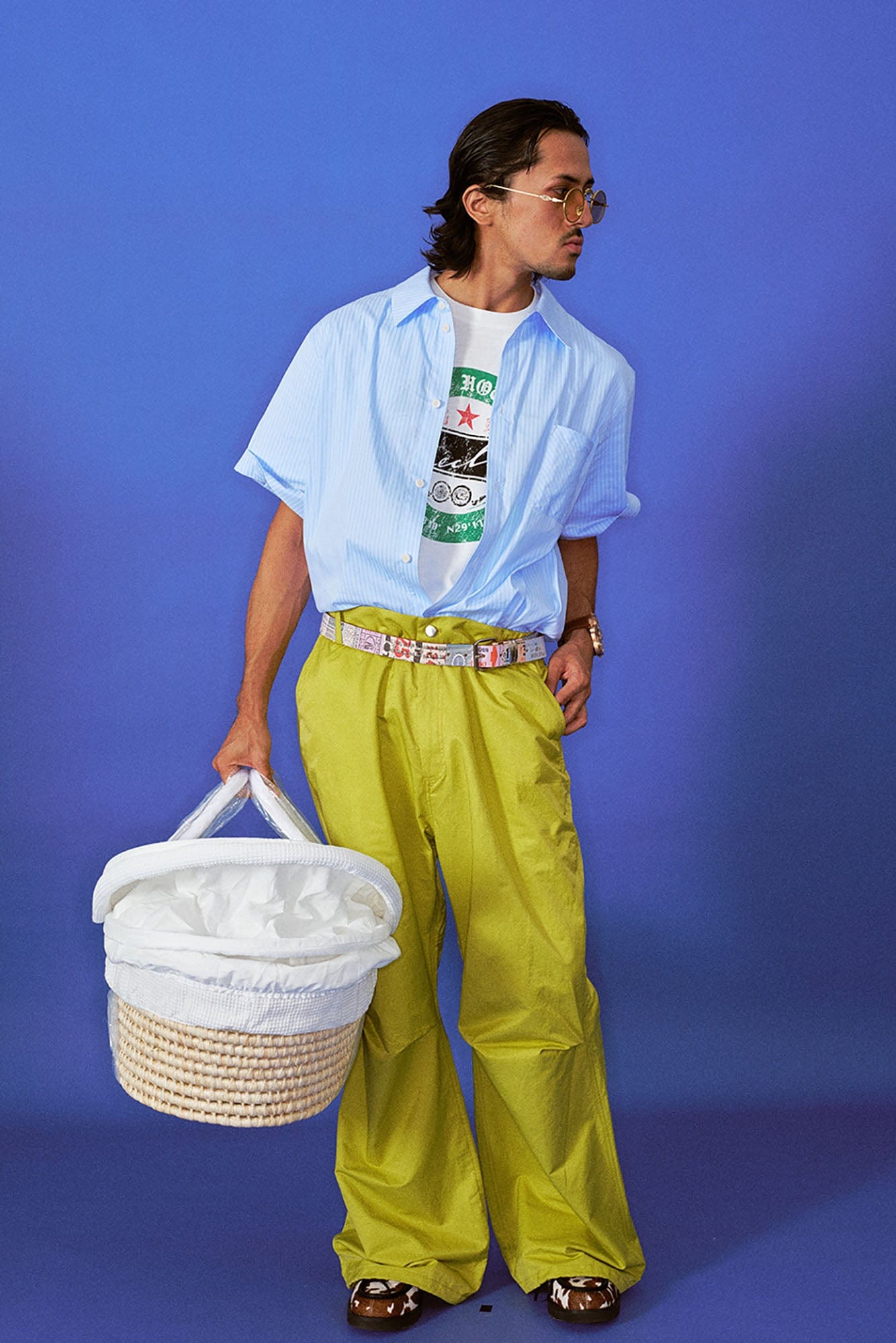 TRECLUB Vision your Success Pinstriped Half Shirt-Half shirt-S-Free Shipping Leatheretro