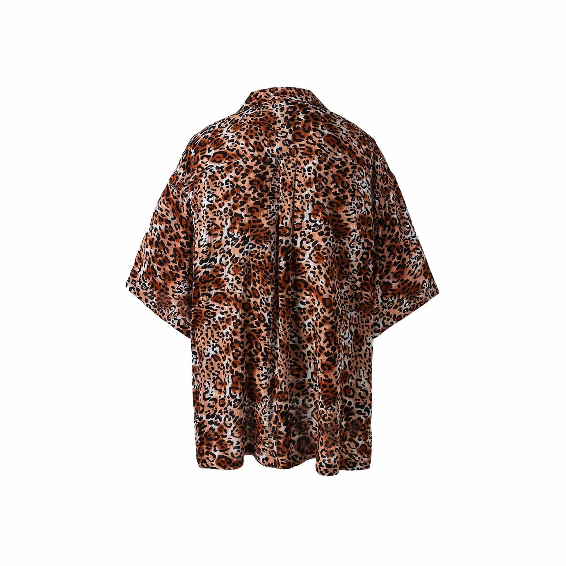 ME DA IGUAL Classic Leopard Full-Print Half Shirt-Half shirt-M-Free Shipping Leatheretro