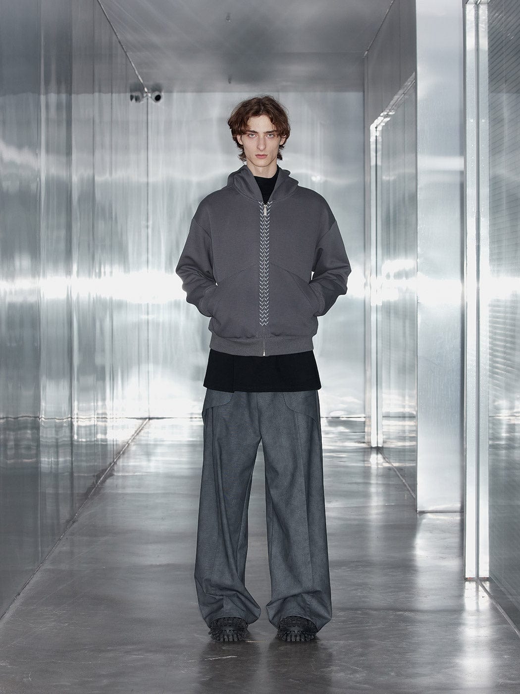 49PERCENT Flipped Pockets Faux Leather Pants-Pants-XS-Free Shipping Leatheretro