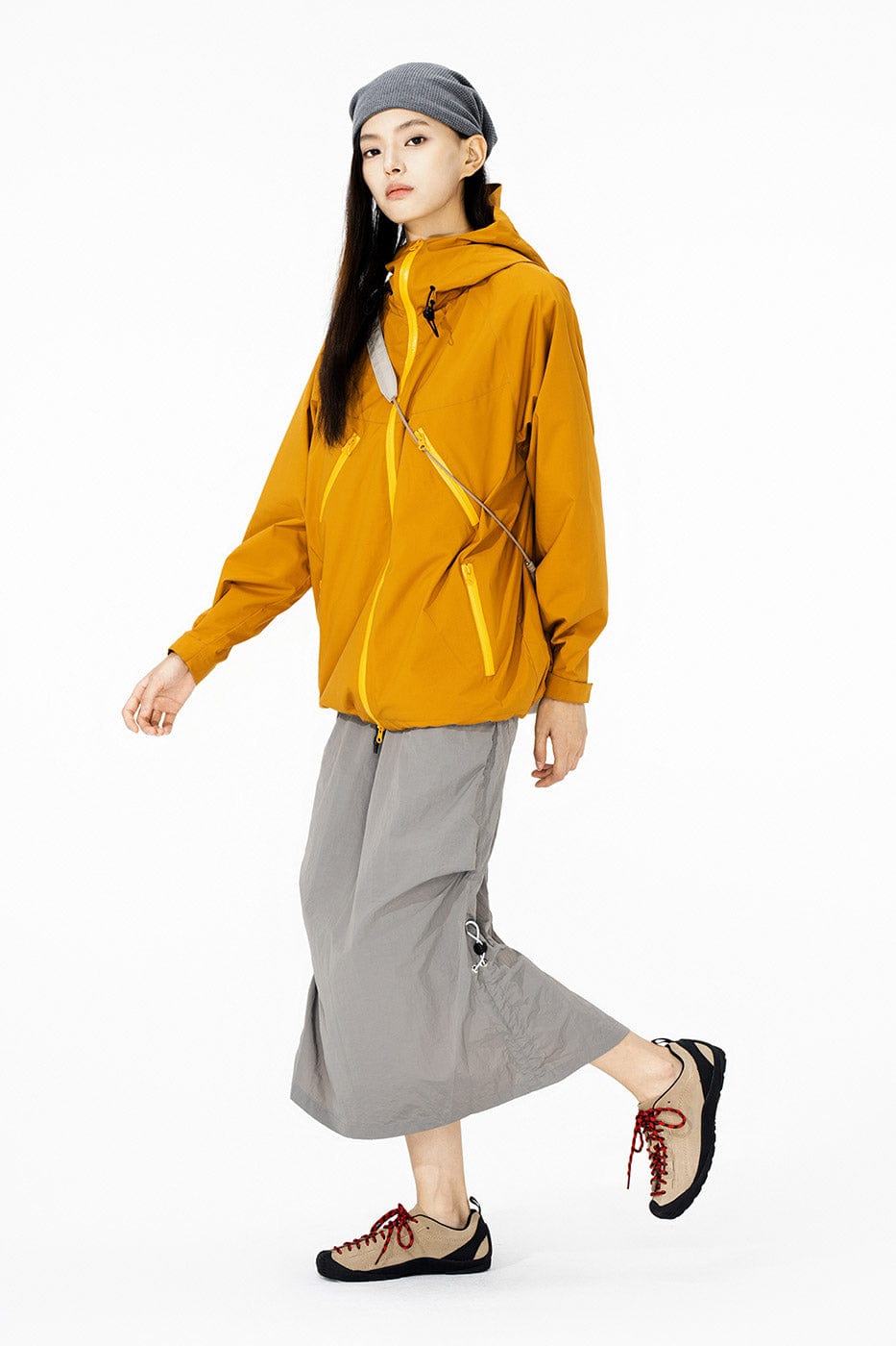 ENSHADOWER Teflon Waterproof Windbreaker-Jacket-S-Yellow-Free Shipping Leatheretro