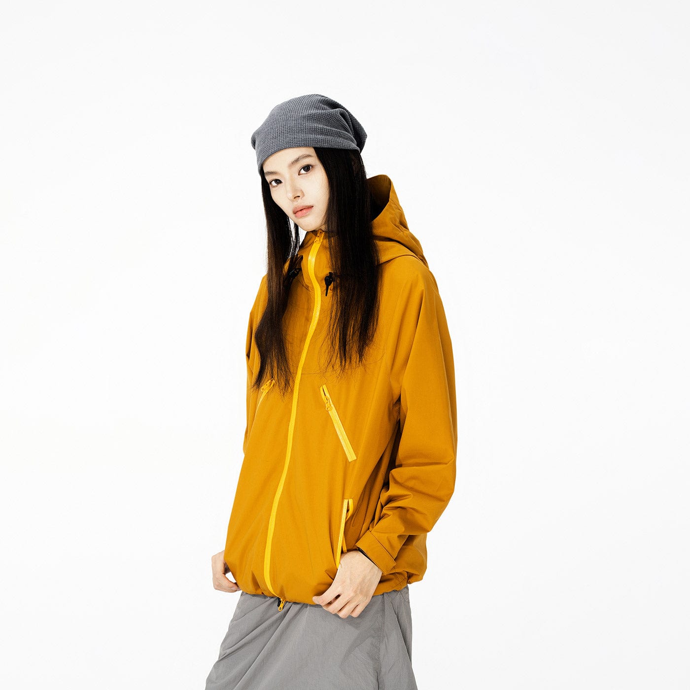 ENSHADOWER Teflon Waterproof Windbreaker-Jacket-S-Yellow-Free Shipping Leatheretro