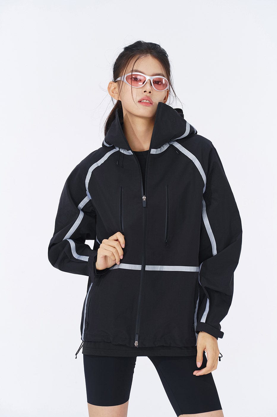 ENSHADOWER Teflon Reflective Water-Proof Windbreaker Type 2-Jacket-S-Grey-Free Shipping Leatheretro