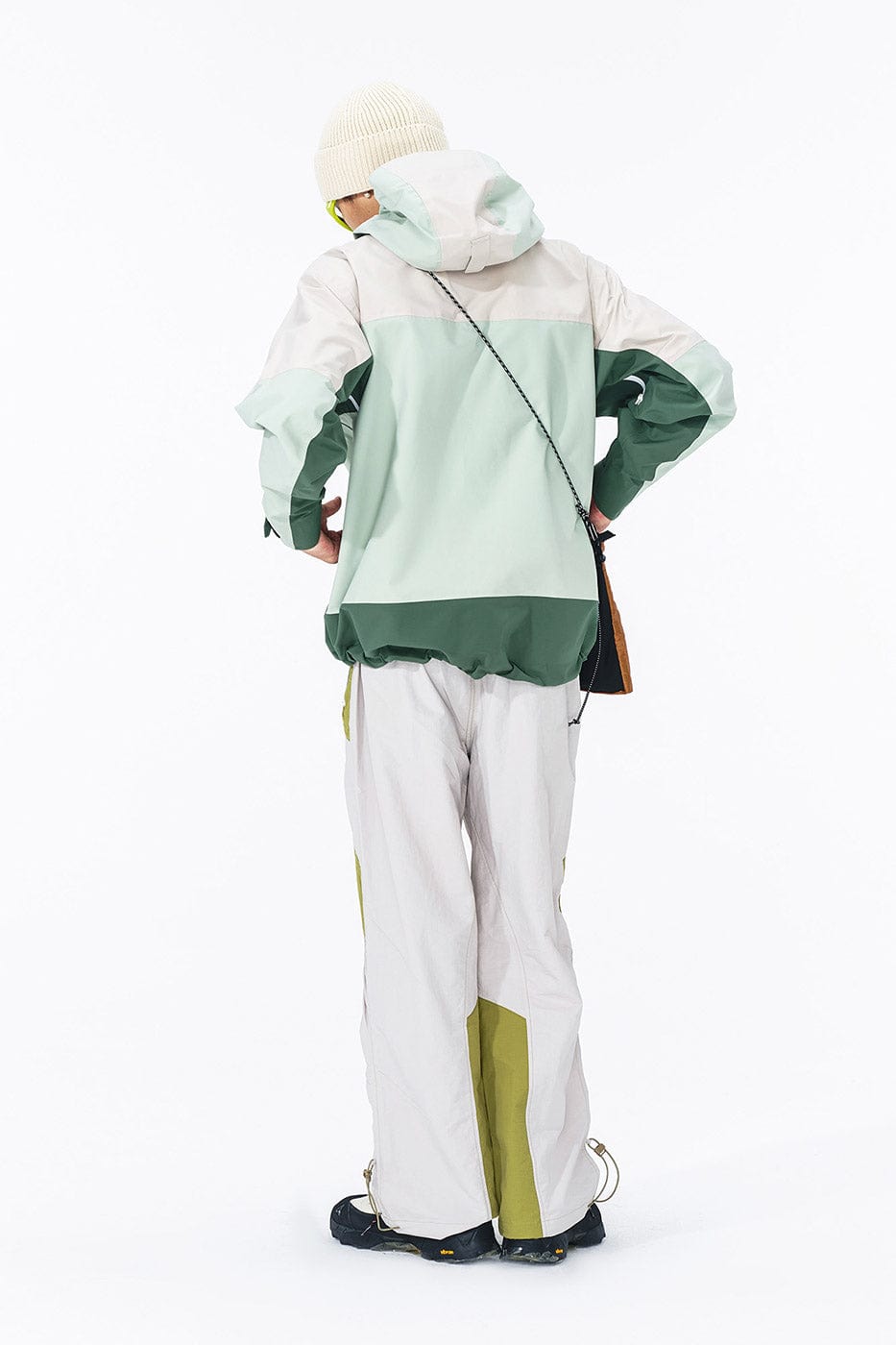 ENSHADOWER Asymmetric Water-Proof Windbreaker-Jacket-S-Green-Free Shipping Leatheretro