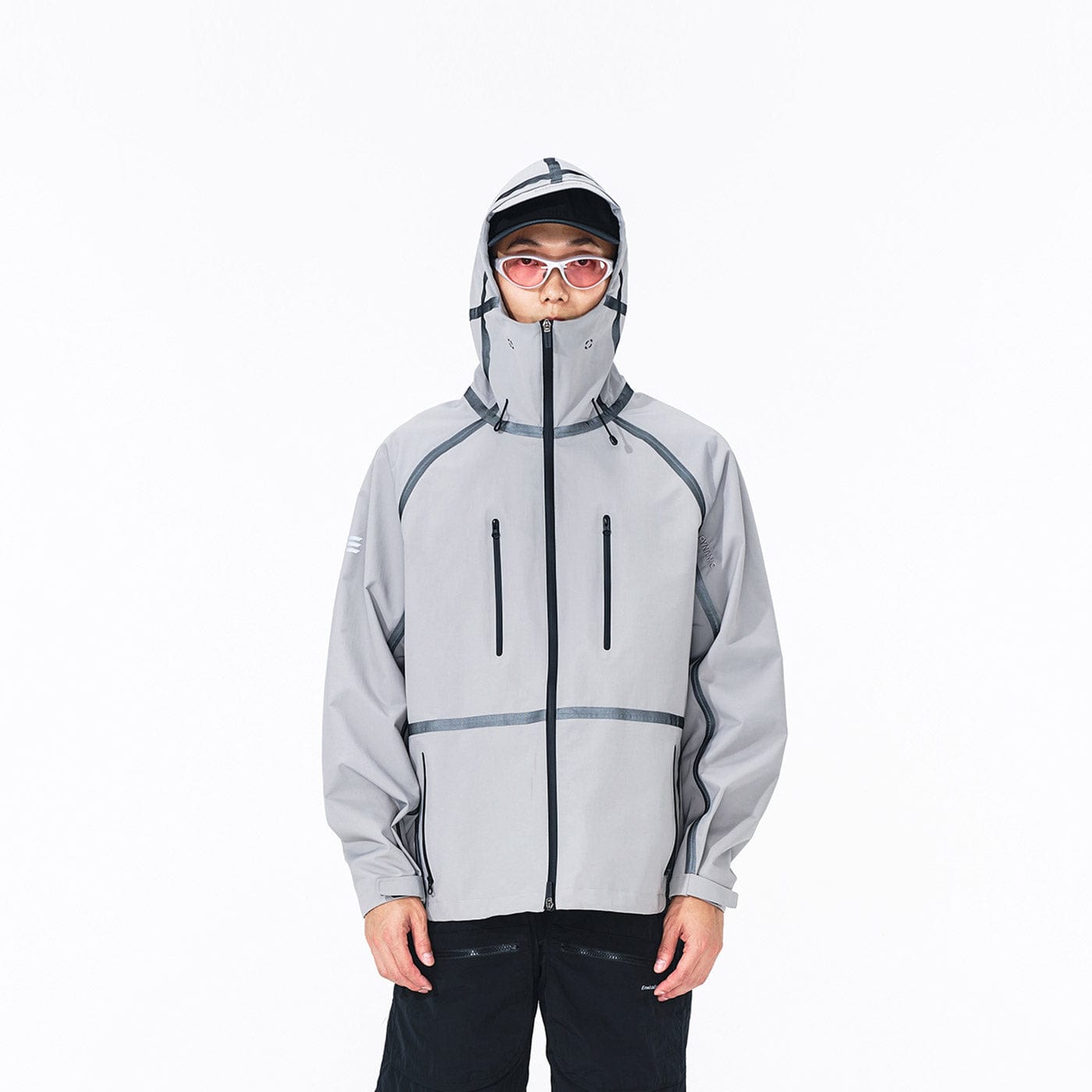 ENSHADOWER Teflon Reflective Water-Proof Windbreaker Type 2-Jacket-S-Grey-Free Shipping Leatheretro