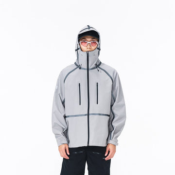 ENSHADOWER Teflon Reflective Water-Proof Windbreaker Type 2-Jacket-S-Grey-Free Shipping Leatheretro