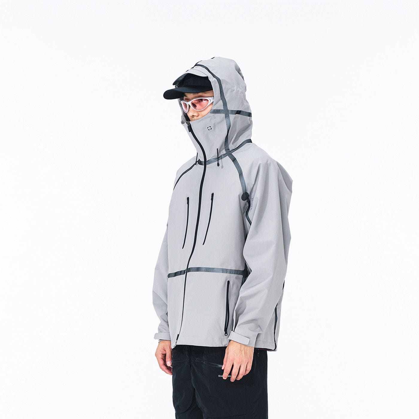 ENSHADOWER Teflon Reflective Water-Proof Windbreaker Type 2-Jacket-S-Grey-Free Shipping Leatheretro