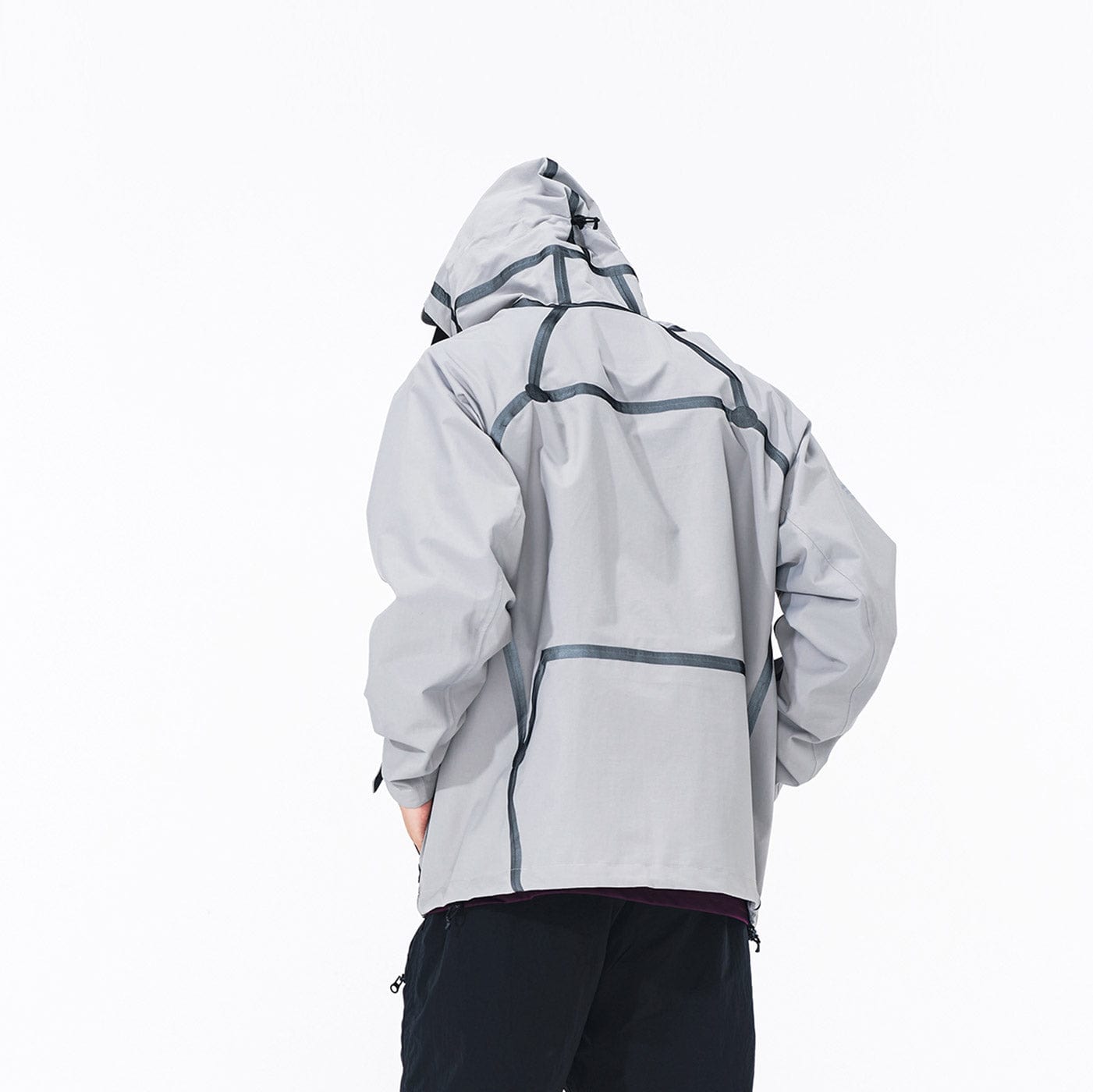 ENSHADOWER Teflon Reflective Water-Proof Windbreaker Type 2-Jacket-S-Grey-Free Shipping Leatheretro