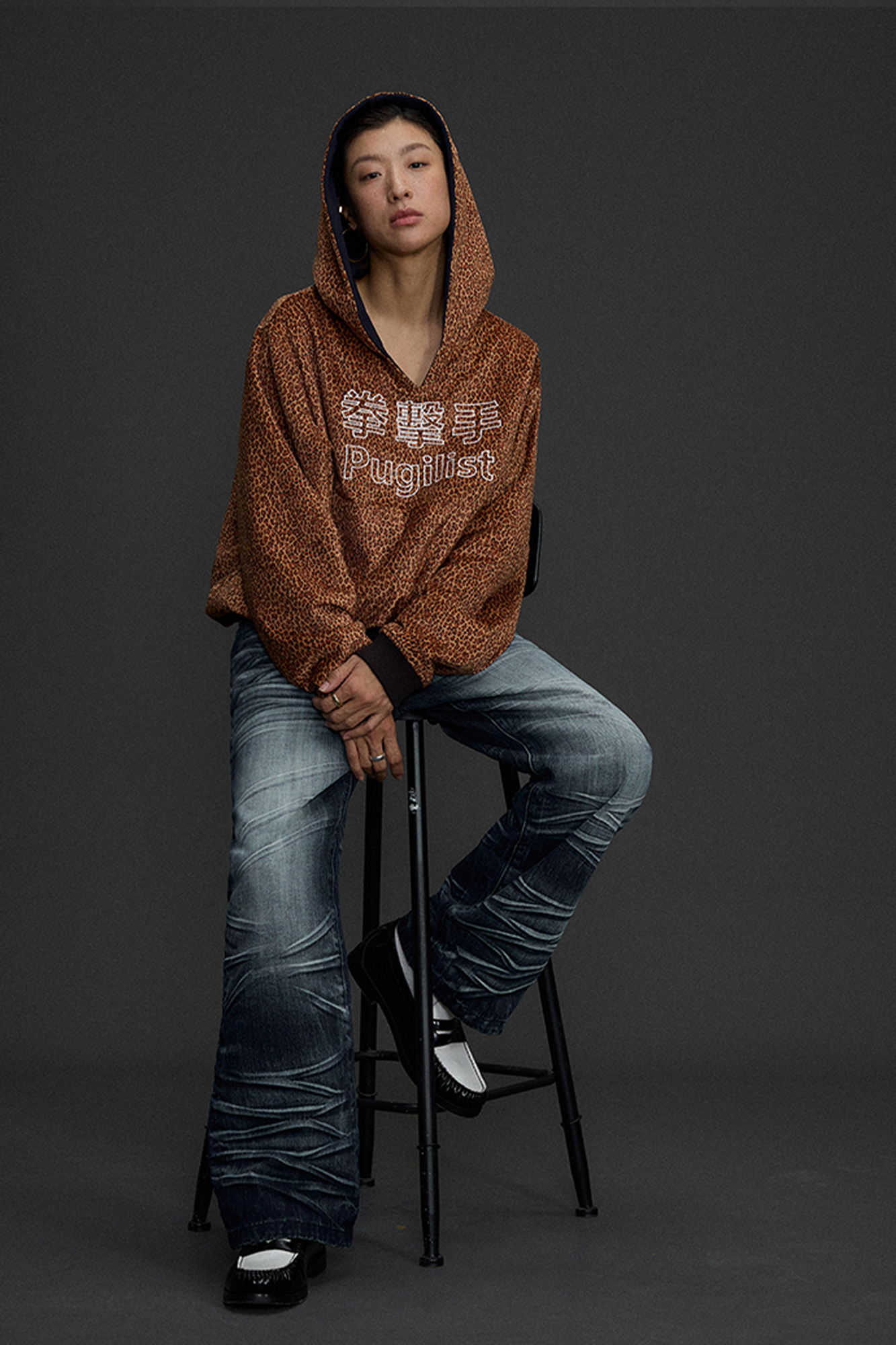 NIANJIUYIKOUER Heavy Washed Whiskered Straight-Leg Jeans-Jeans-S-Free Shipping Leatheretro