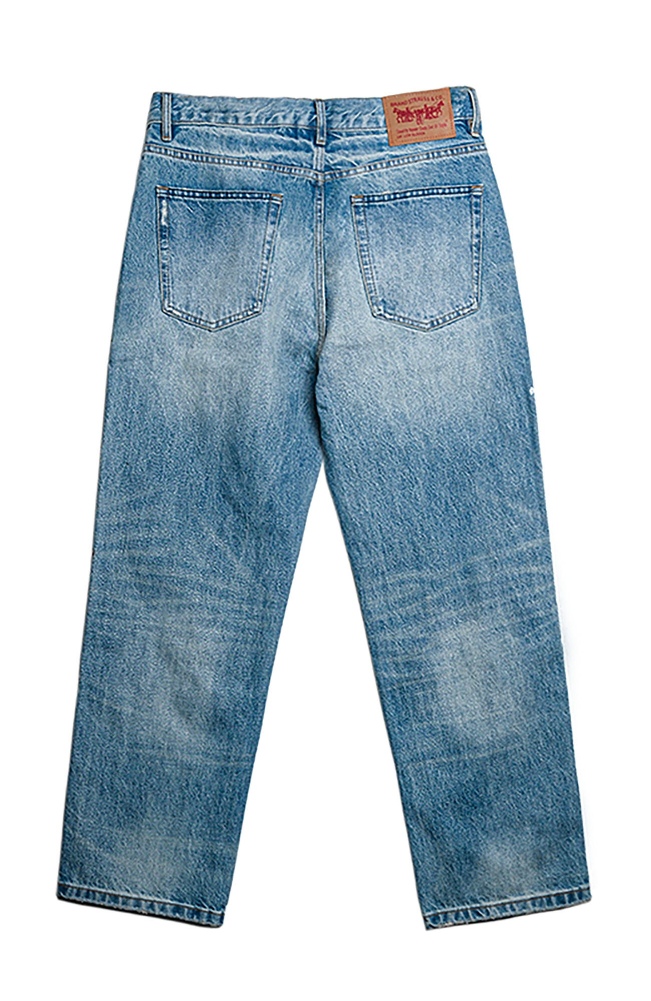 NEIGBORL Paint Splatter Washed Denim Pants-Pants-XS(29) (Preorder)-Free Shipping Leatheretro