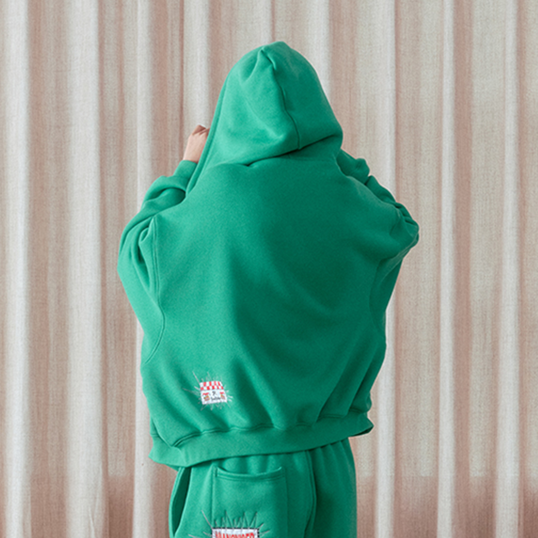 NIANJIUYIKOUER Oversized Fleece-Lined Zip-Up Hoodie-Jacket-S-Free Shipping Leatheretro