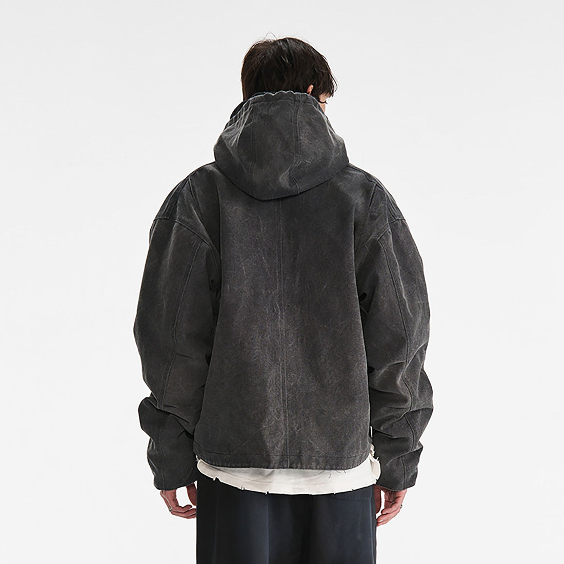 PMW Distressed Oversized Puffer Jacket-Jacket-S-Free Shipping Leatheretro