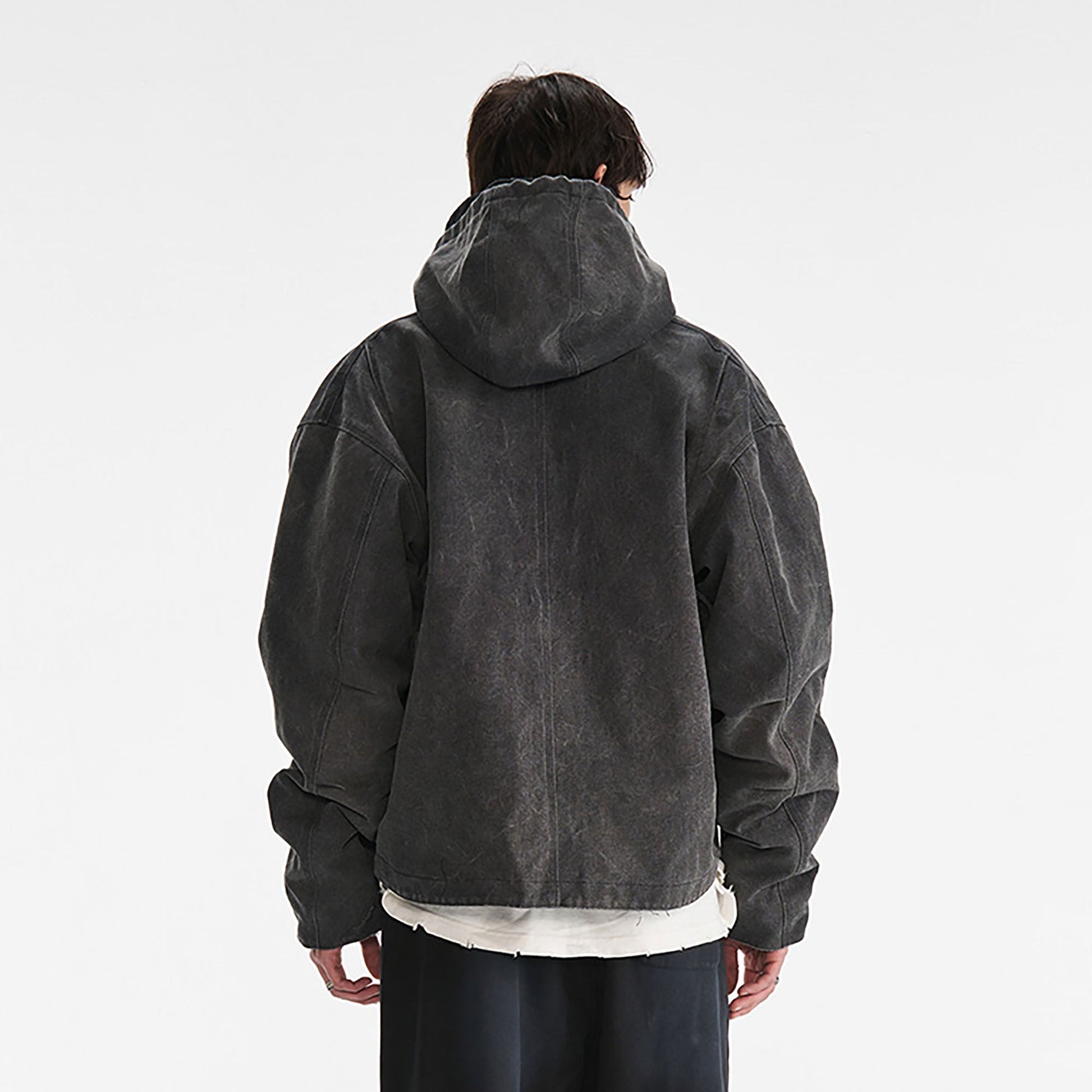 PMW Distressed Oversized Puffer Jacket-Jacket-S-Free Shipping Leatheretro