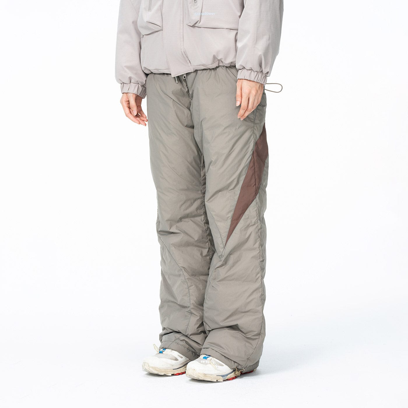 ENSHADOWER Spliced Splash-Proof Down Ski Pants-Pants-S-Khaki-Free Shipping Leatheretro