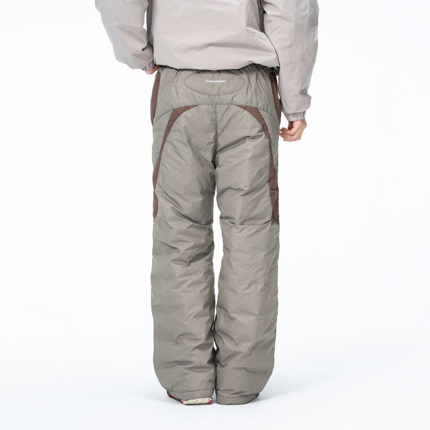 ENSHADOWER Spliced Splash-Proof Down Ski Pants-Pants-S-Khaki-Free Shipping Leatheretro