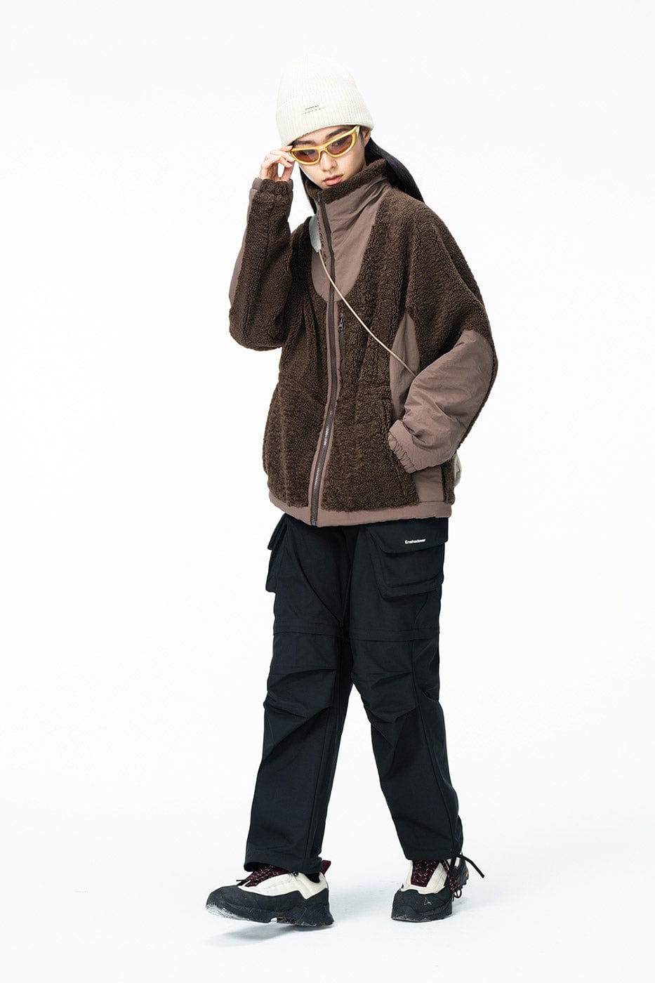 ENSHADOWER Detachable Big Pockets Crinkled Pants-Pants-S-Green-Free Shipping Leatheretro