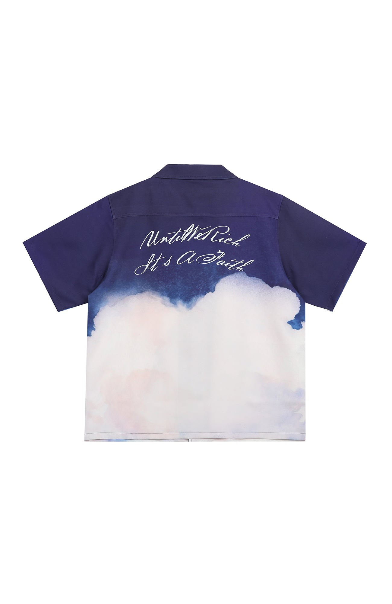 UNTILWERICH Liberty Graphic Cuban Collar Half Shirt-Half shirt-M-Free Shipping Leatheretro