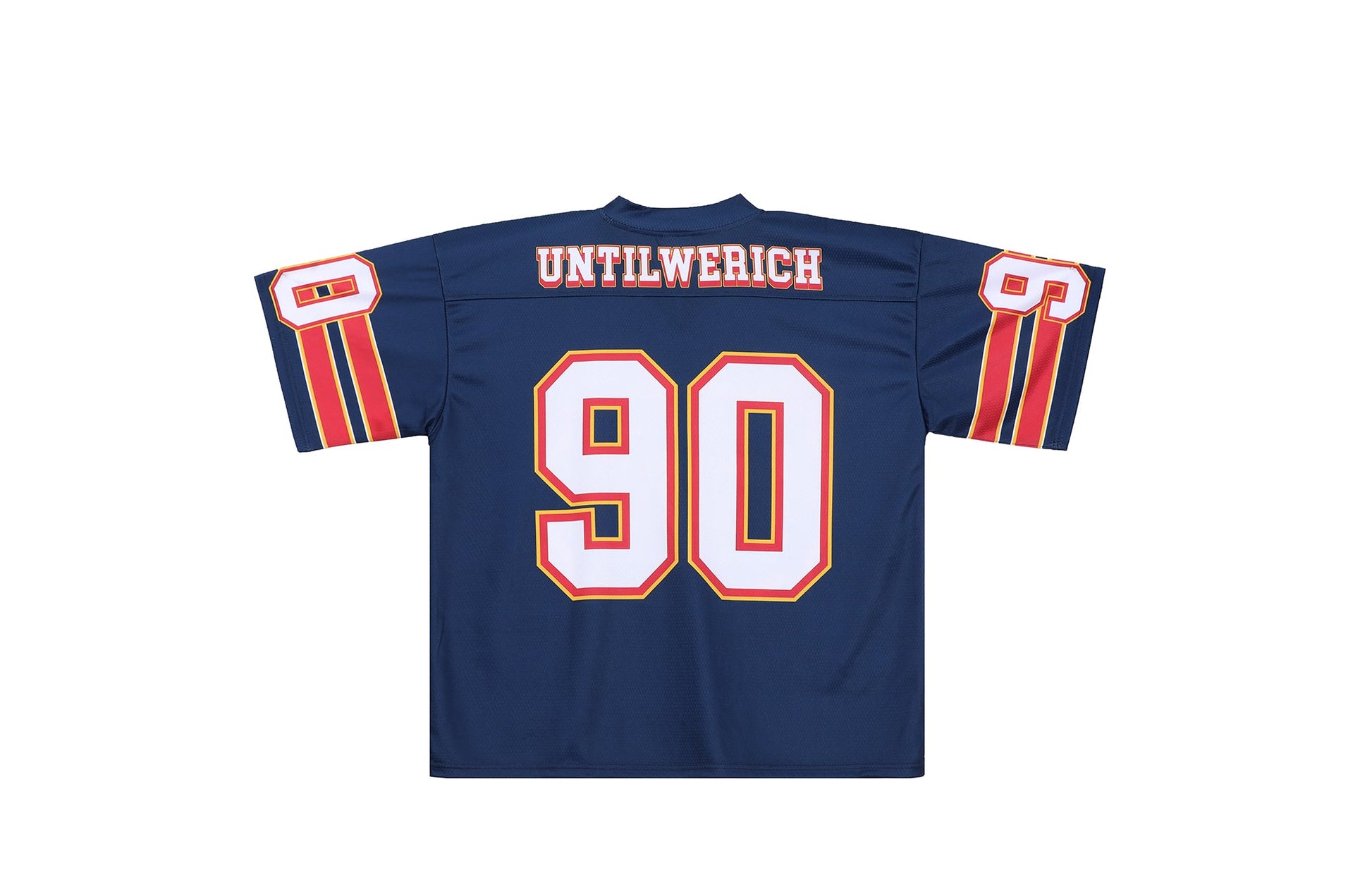 UNTILWERICH V-Neck Graphic Hockey Short-Sleeve Jersey-T Shirt-S-Free Shipping Leatheretro